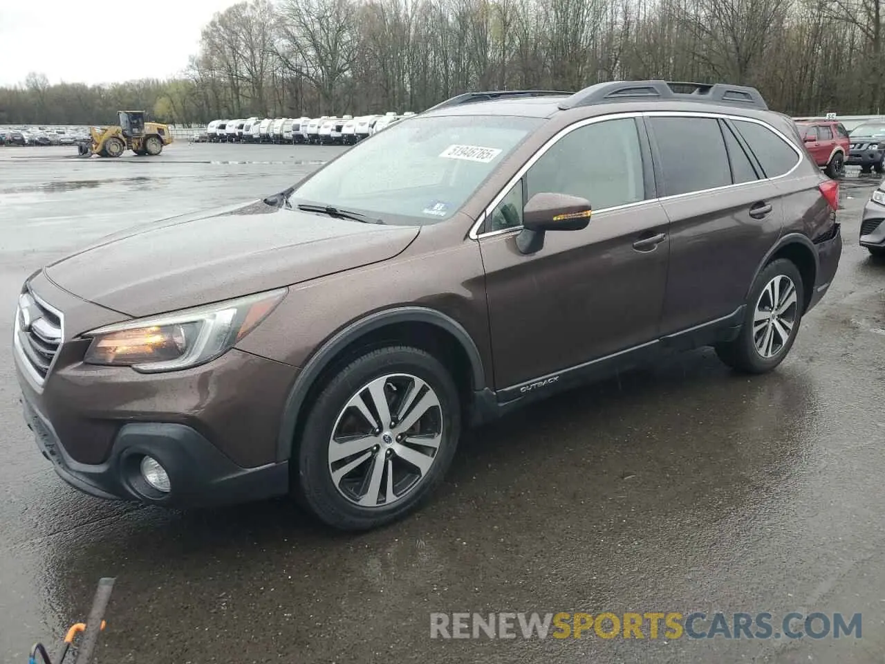 1 Photograph of a damaged car 4S4BSANC5K3264906 SUBARU OUTBACK 2019