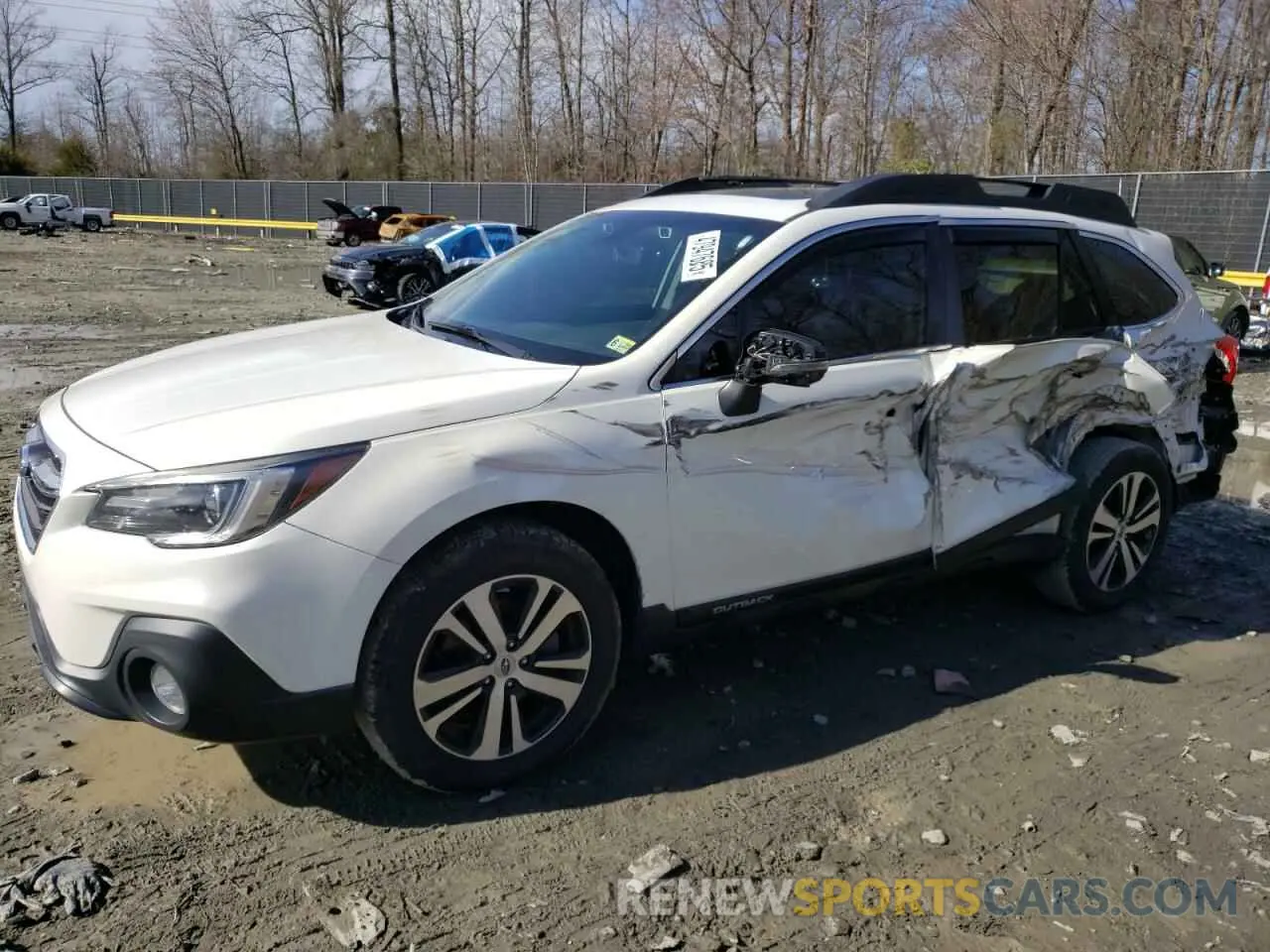 1 Photograph of a damaged car 4S4BSANC5K3273671 SUBARU OUTBACK 2019