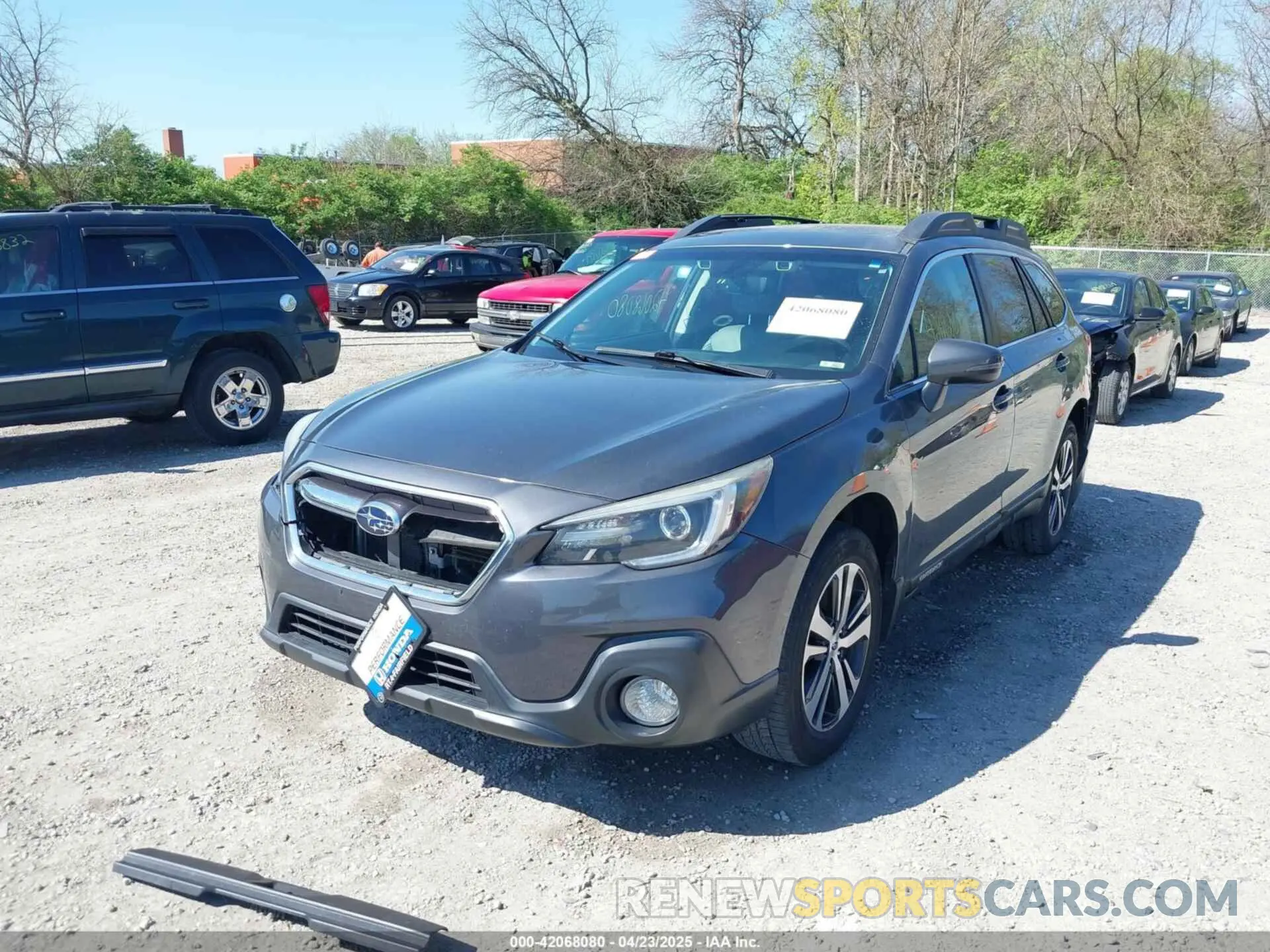 2 Photograph of a damaged car 4S4BSANC5K3294973 SUBARU OUTBACK 2019