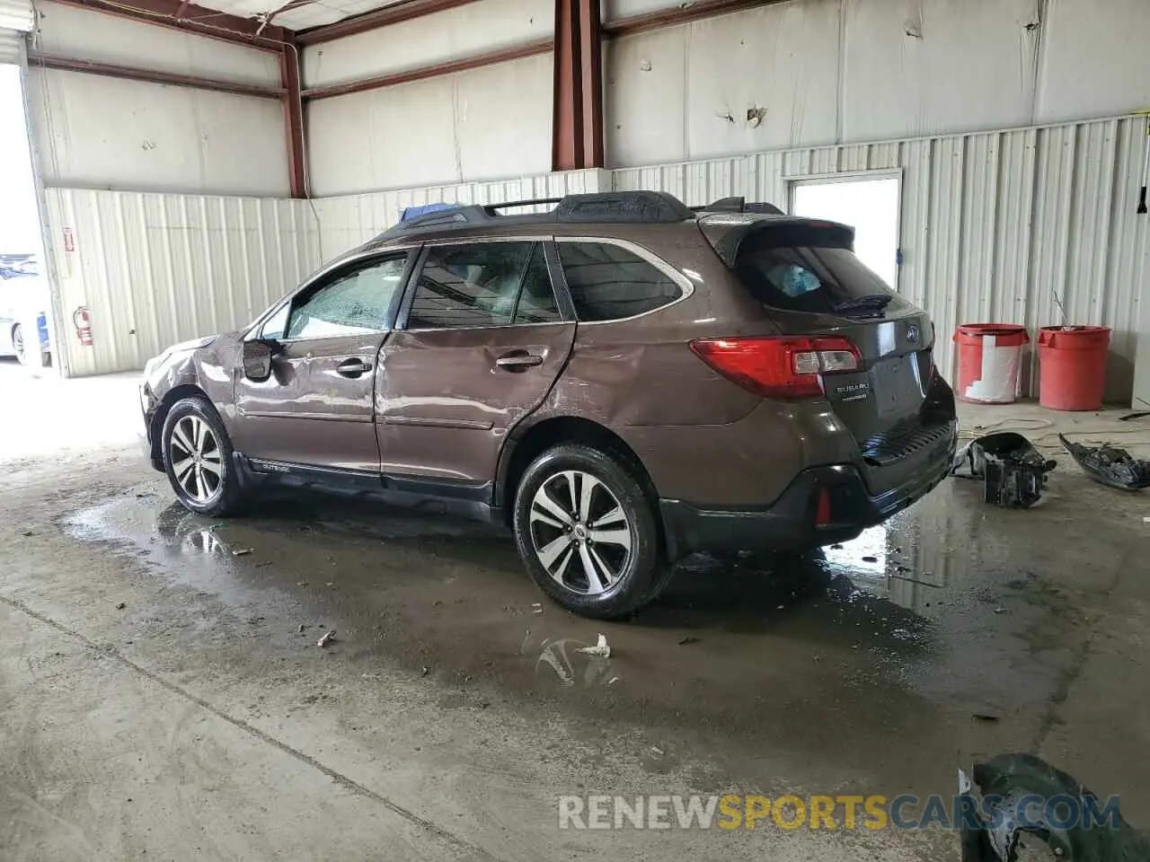 2 Photograph of a damaged car 4S4BSANC5K3323761 SUBARU OUTBACK 2019
