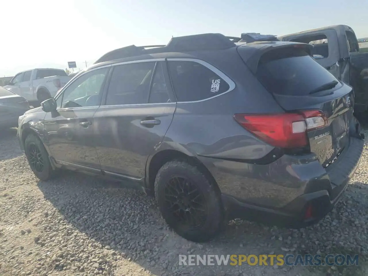 2 Photograph of a damaged car 4S4BSANC5K3392241 SUBARU OUTBACK 2019