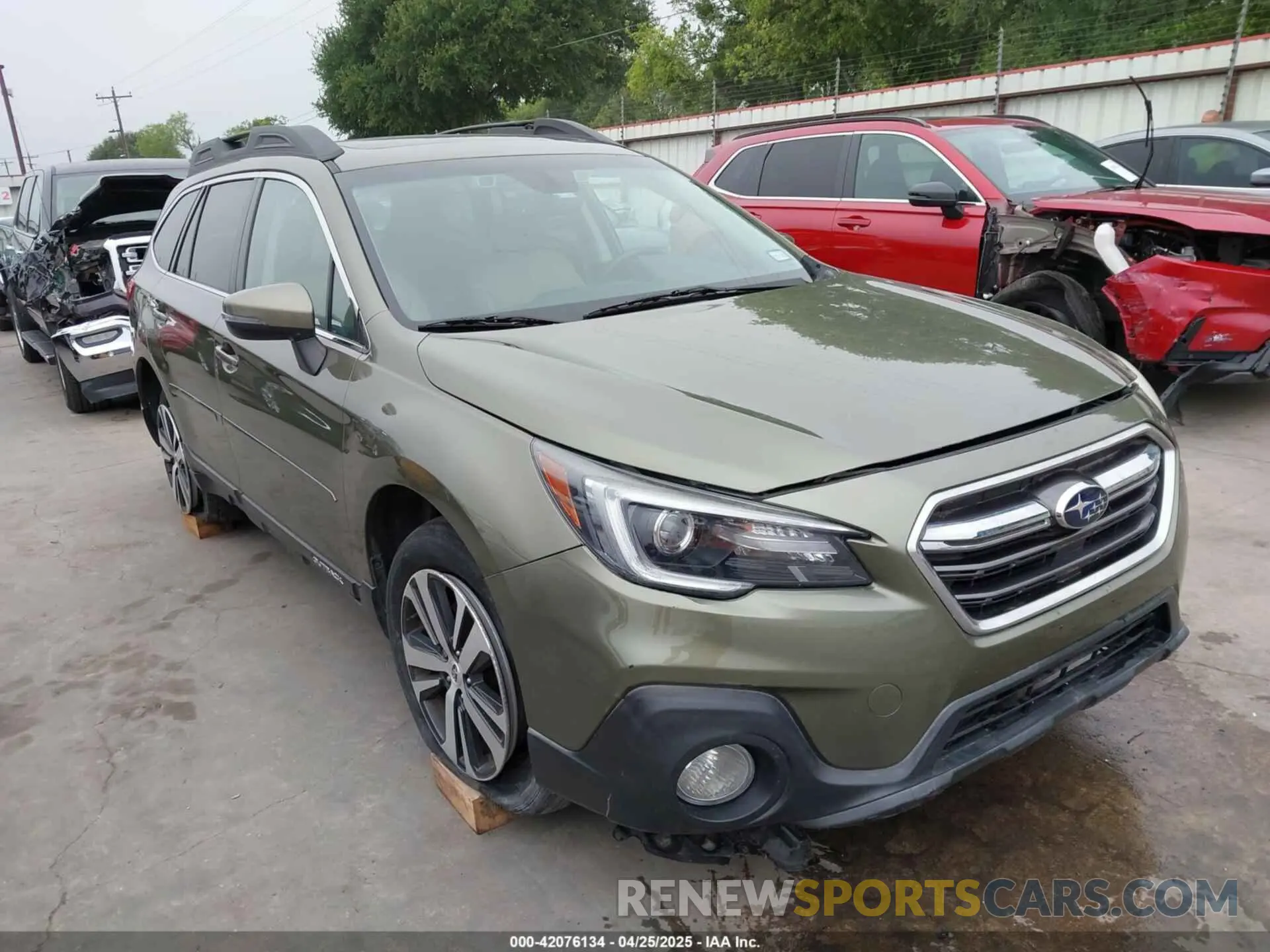 1 Photograph of a damaged car 4S4BSANC6K3382916 SUBARU OUTBACK 2019