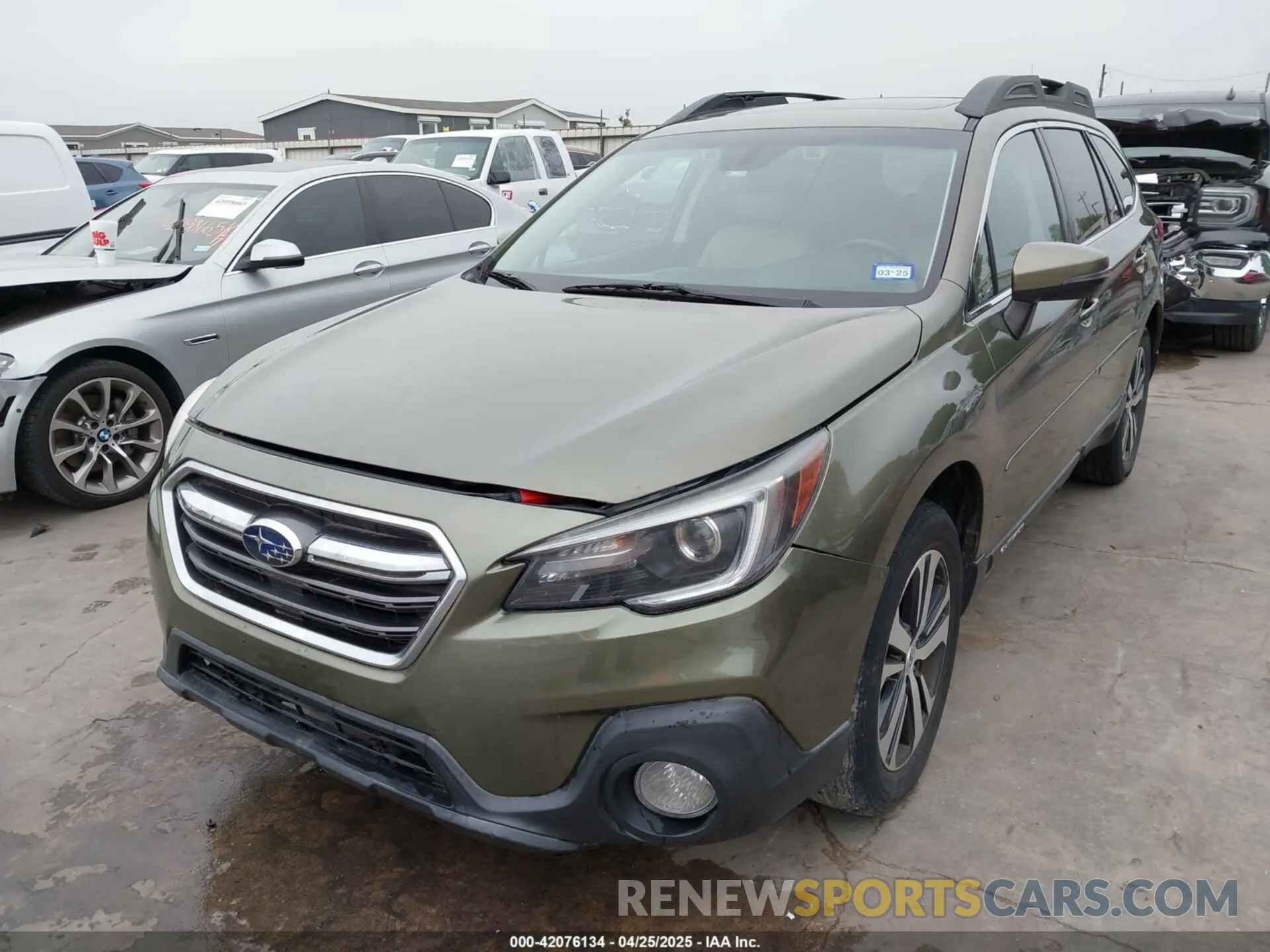 2 Photograph of a damaged car 4S4BSANC6K3382916 SUBARU OUTBACK 2019
