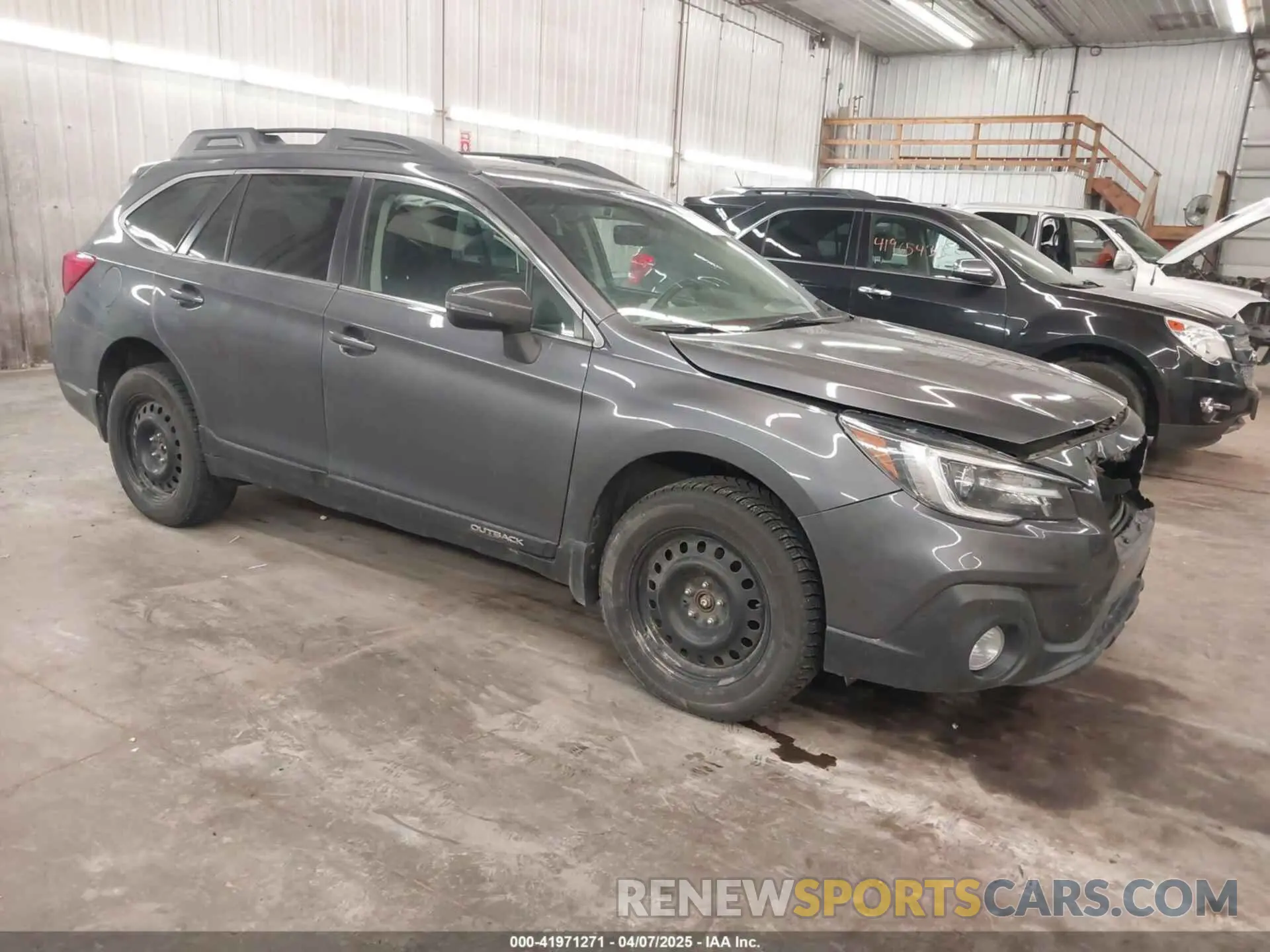 1 Photograph of a damaged car 4S4BSANC7K3212743 SUBARU OUTBACK 2019