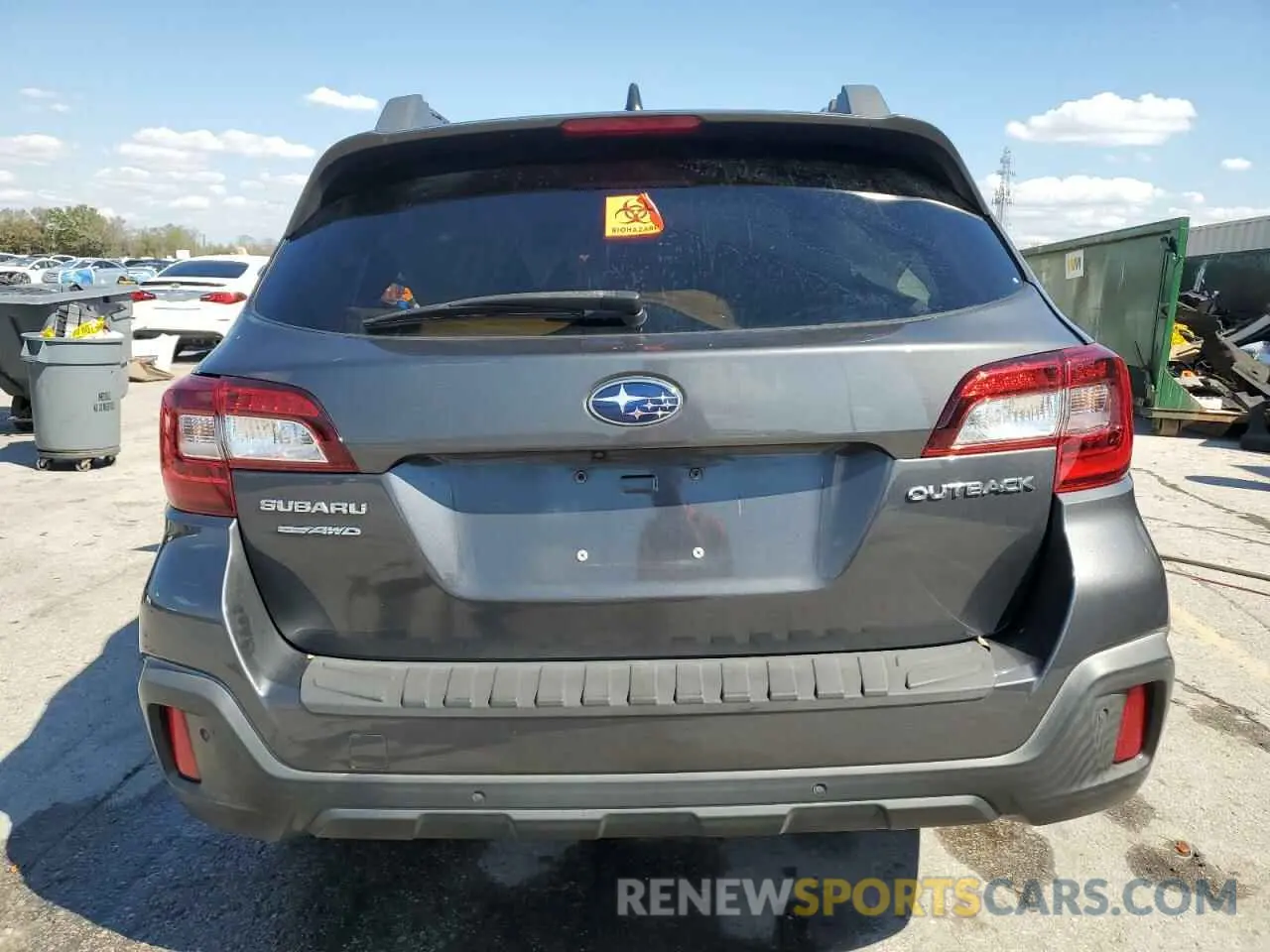 6 Photograph of a damaged car 4S4BSANC7K3228618 SUBARU OUTBACK 2019