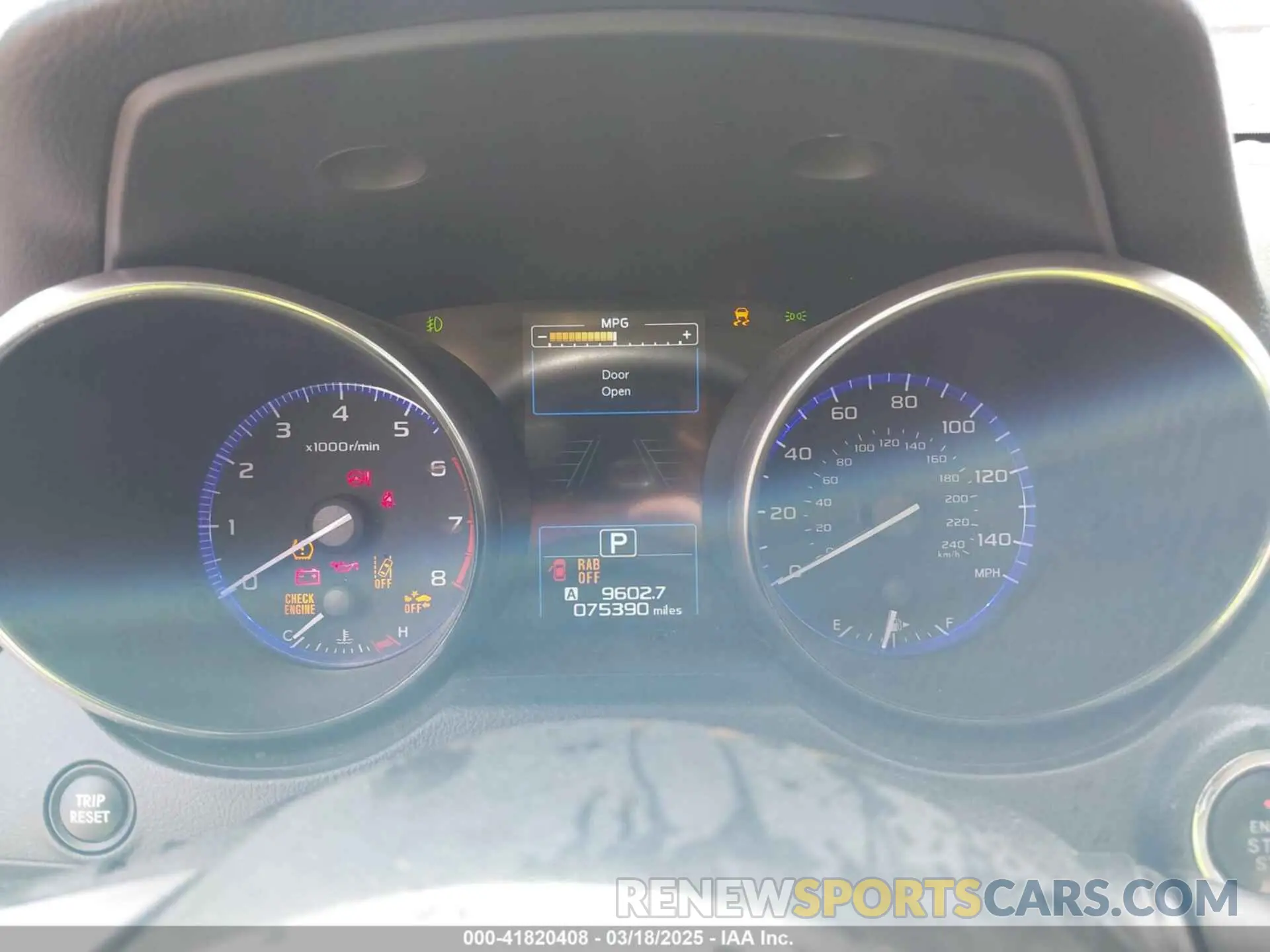 7 Photograph of a damaged car 4S4BSANC7K3249727 SUBARU OUTBACK 2019