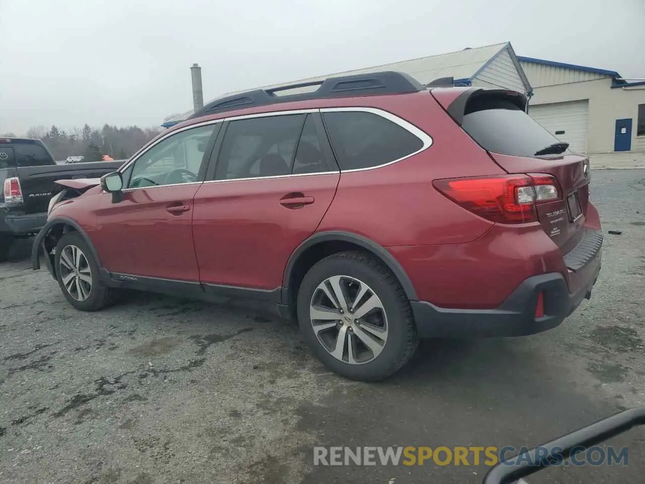2 Photograph of a damaged car 4S4BSANC7K3315385 SUBARU OUTBACK 2019