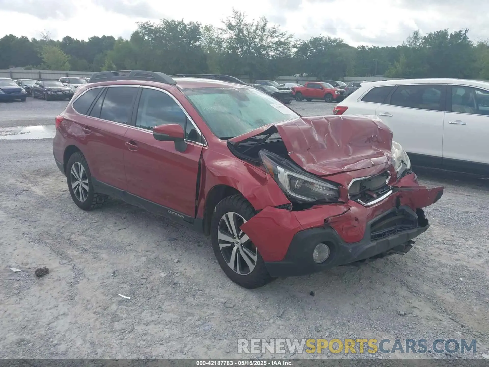 1 Photograph of a damaged car 4S4BSANC7K3349150 SUBARU OUTBACK 2019