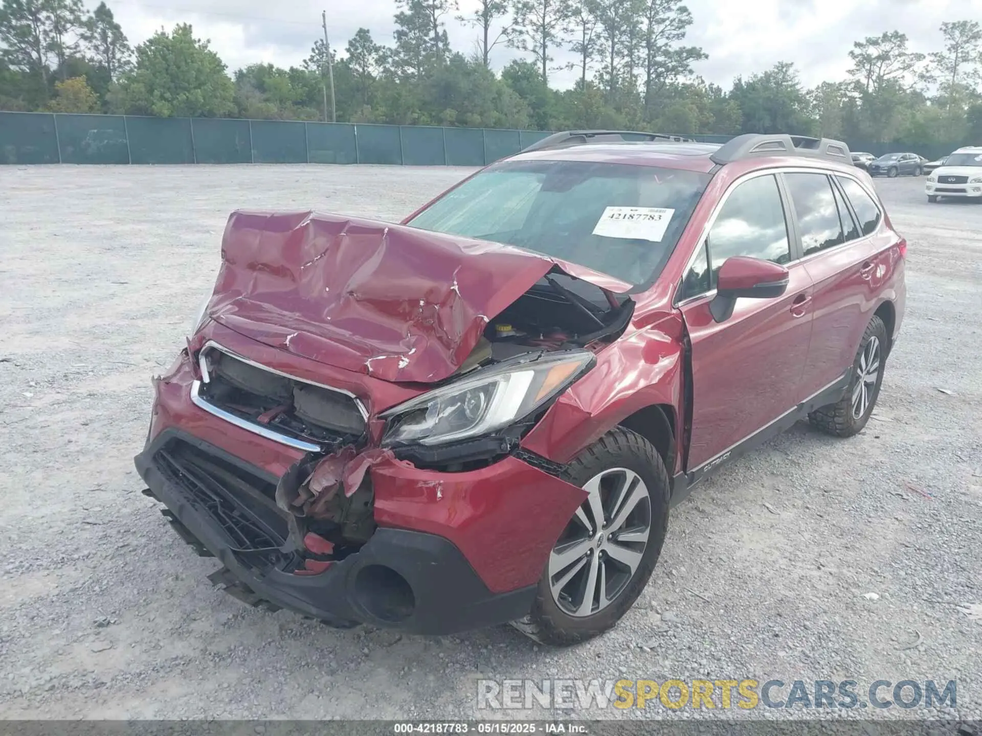 2 Photograph of a damaged car 4S4BSANC7K3349150 SUBARU OUTBACK 2019