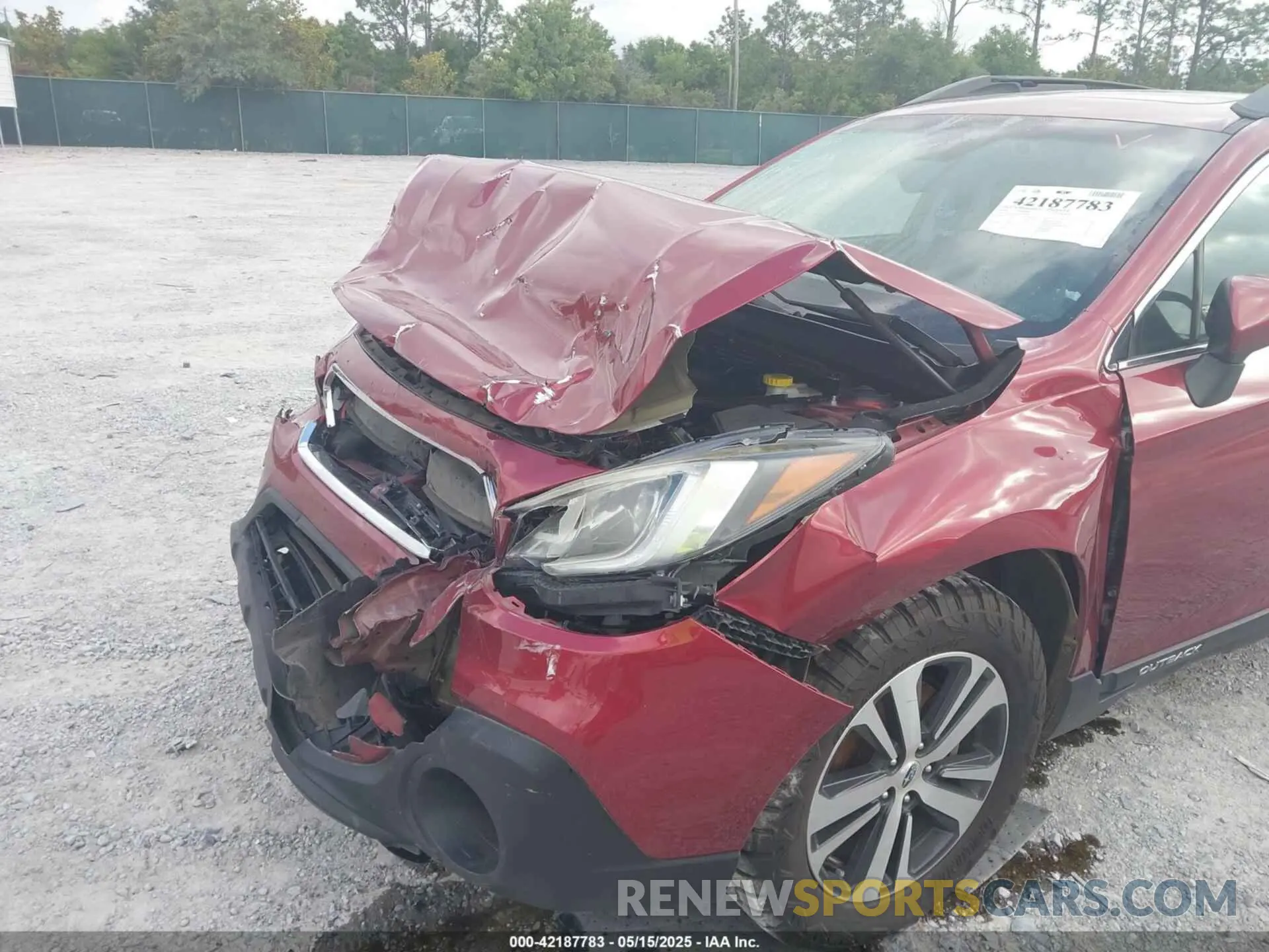 6 Photograph of a damaged car 4S4BSANC7K3349150 SUBARU OUTBACK 2019
