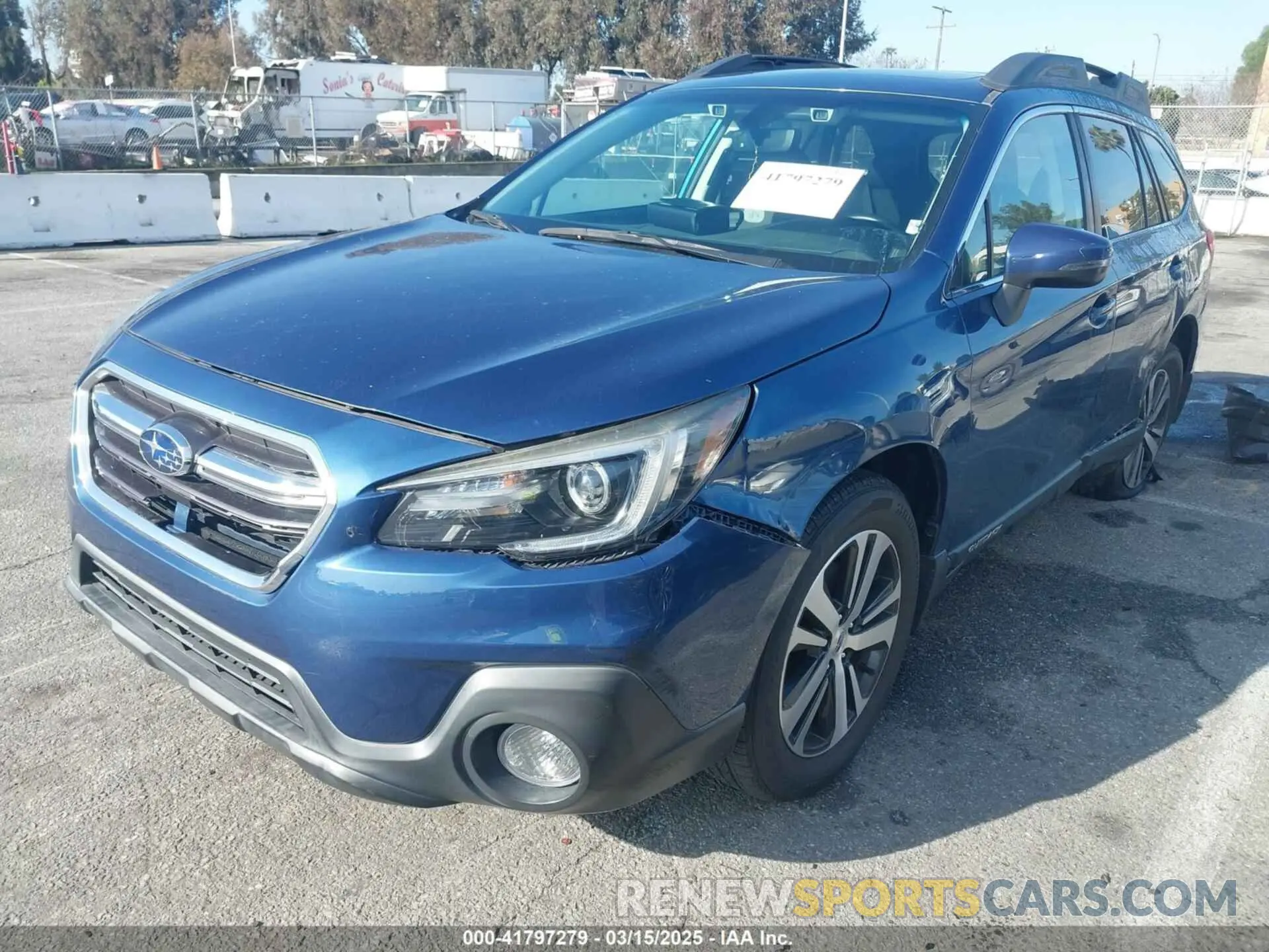 2 Photograph of a damaged car 4S4BSANC8K3229969 SUBARU OUTBACK 2019