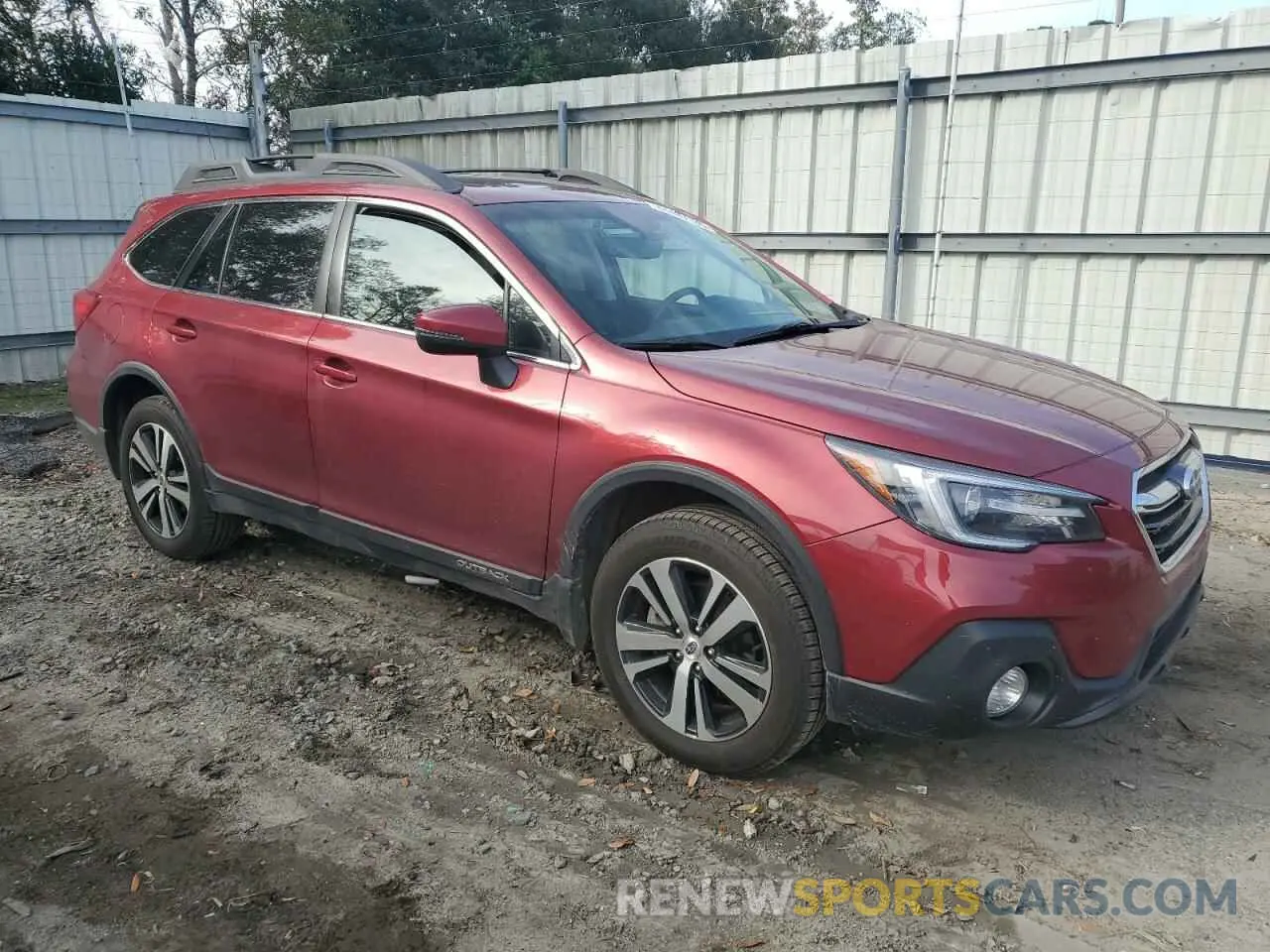 4 Photograph of a damaged car 4S4BSANC8K3305352 SUBARU OUTBACK 2019
