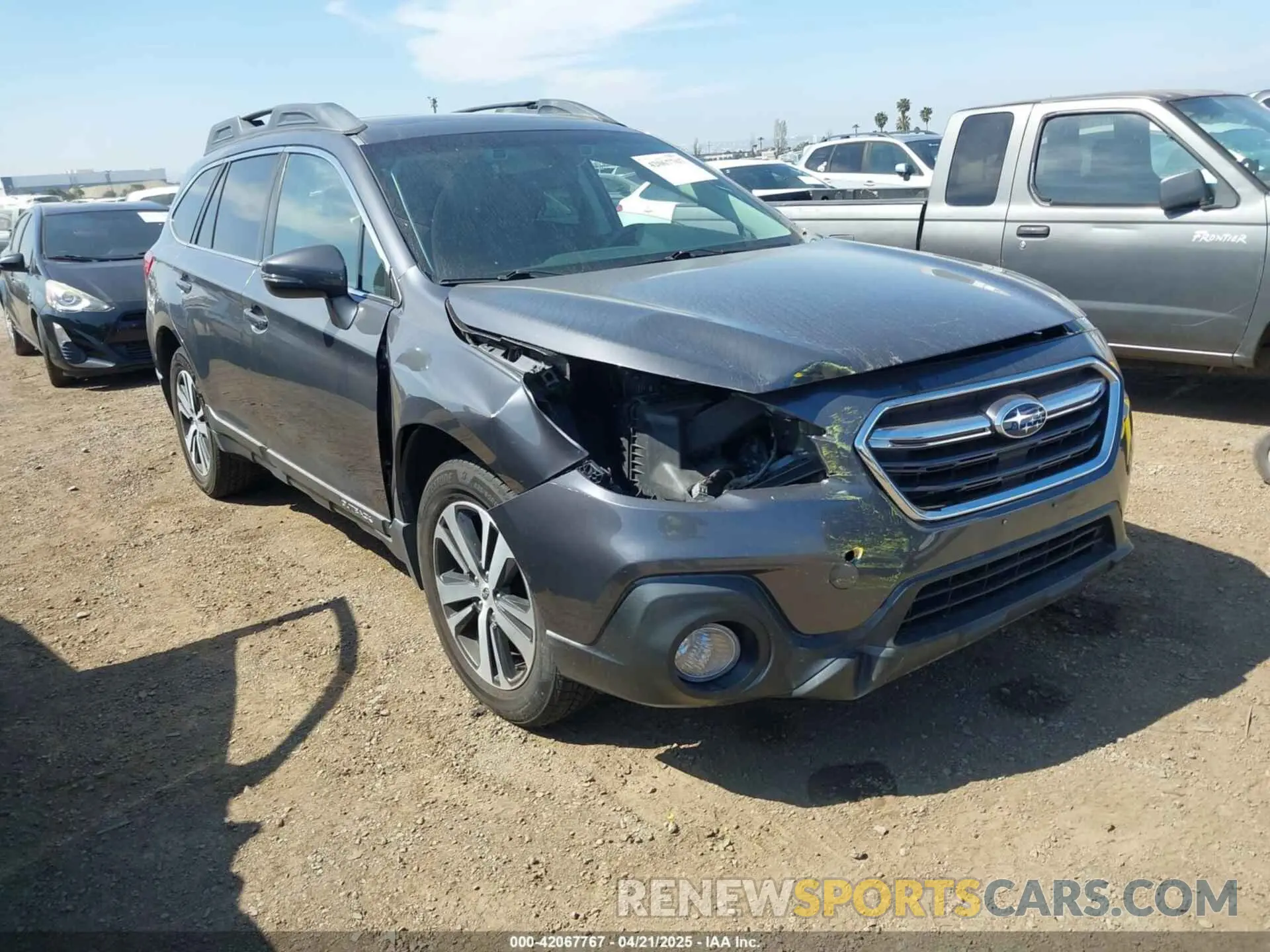 1 Photograph of a damaged car 4S4BSANC8K3353904 SUBARU OUTBACK 2019