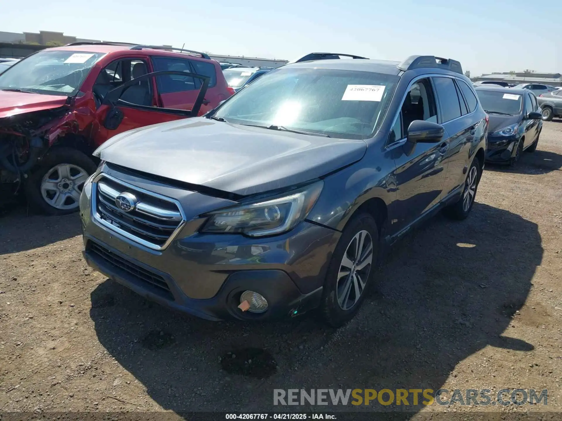 2 Photograph of a damaged car 4S4BSANC8K3353904 SUBARU OUTBACK 2019