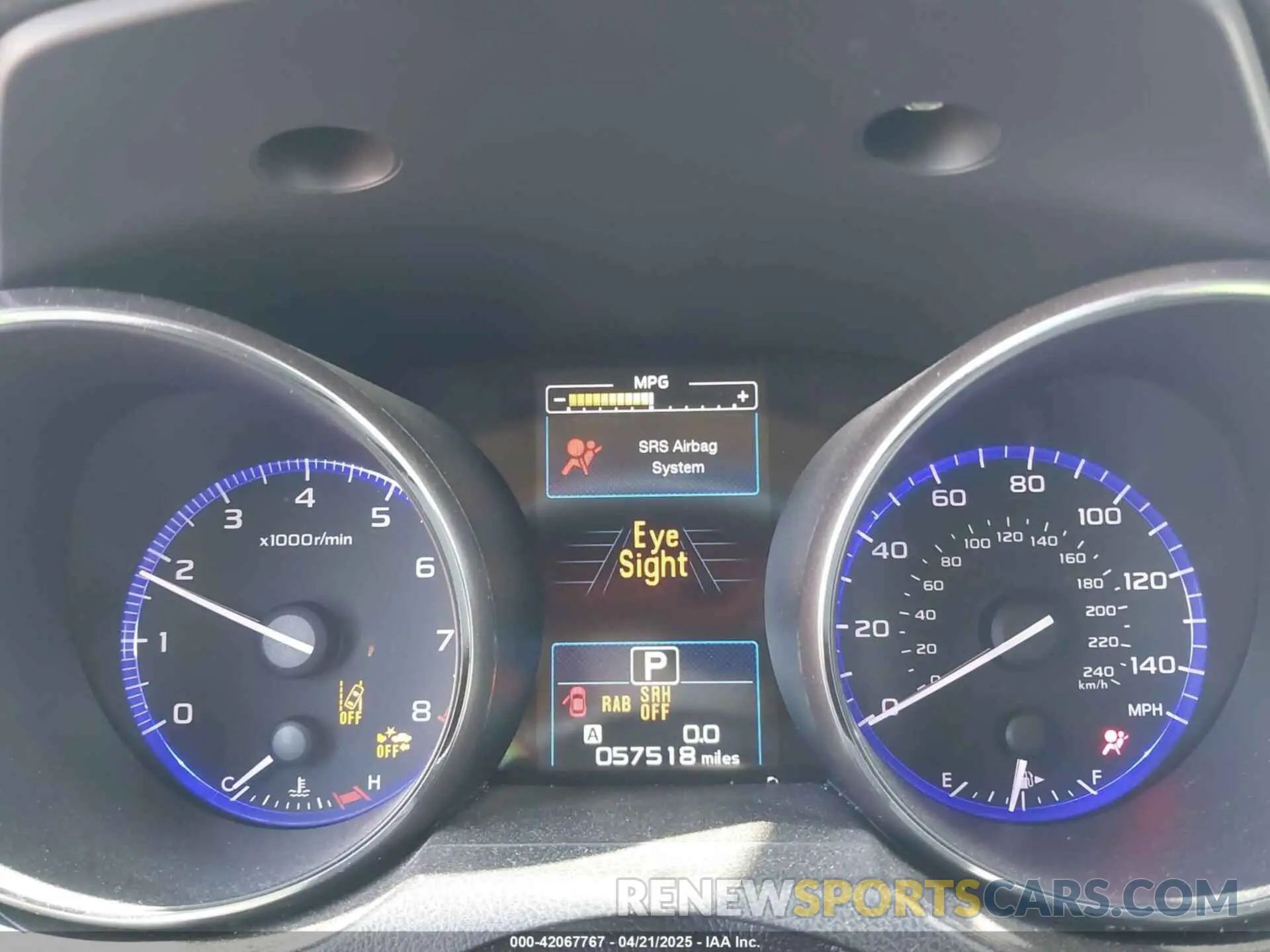 7 Photograph of a damaged car 4S4BSANC8K3353904 SUBARU OUTBACK 2019