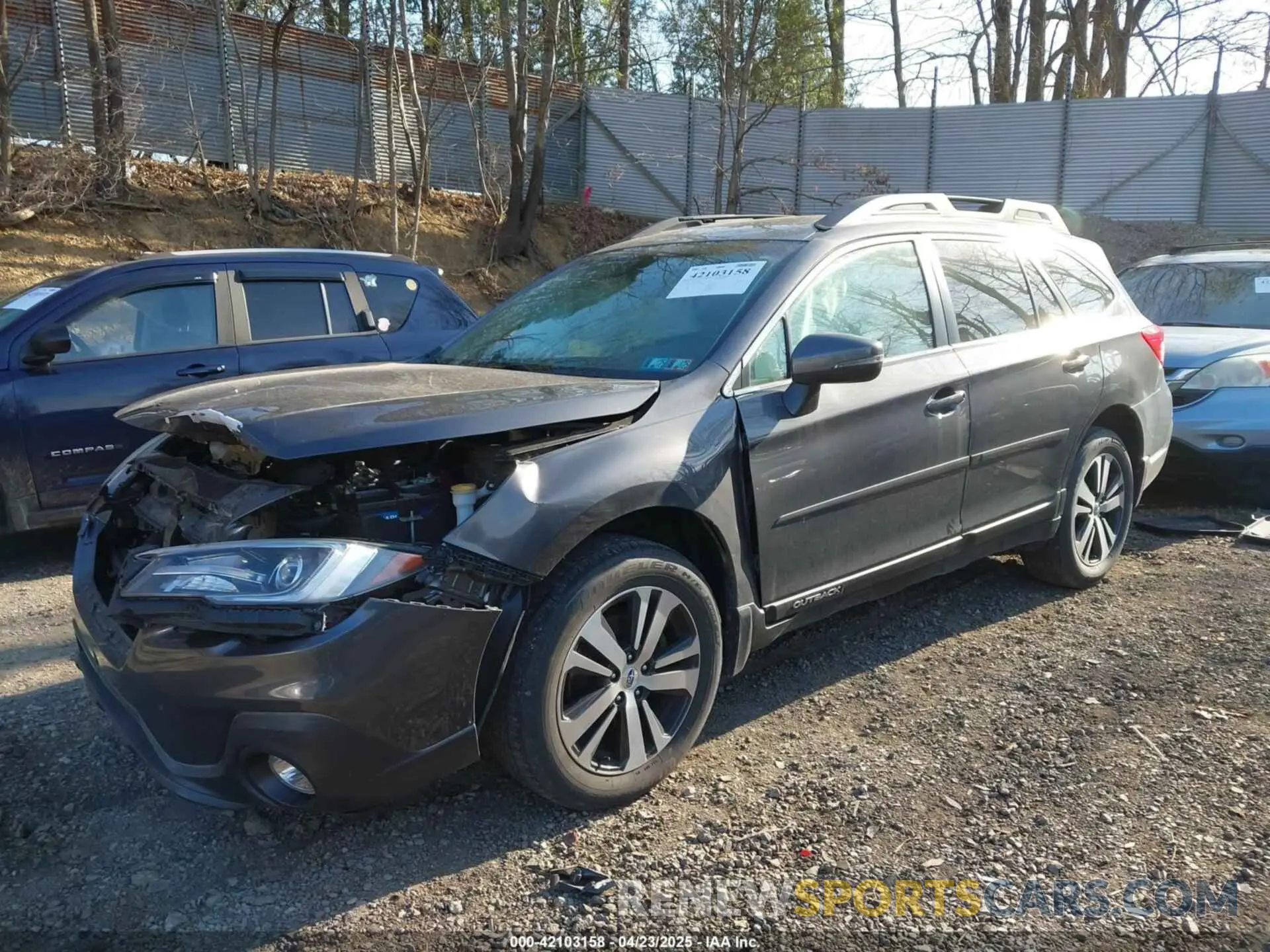 2 Photograph of a damaged car 4S4BSANC8K3355930 SUBARU OUTBACK 2019