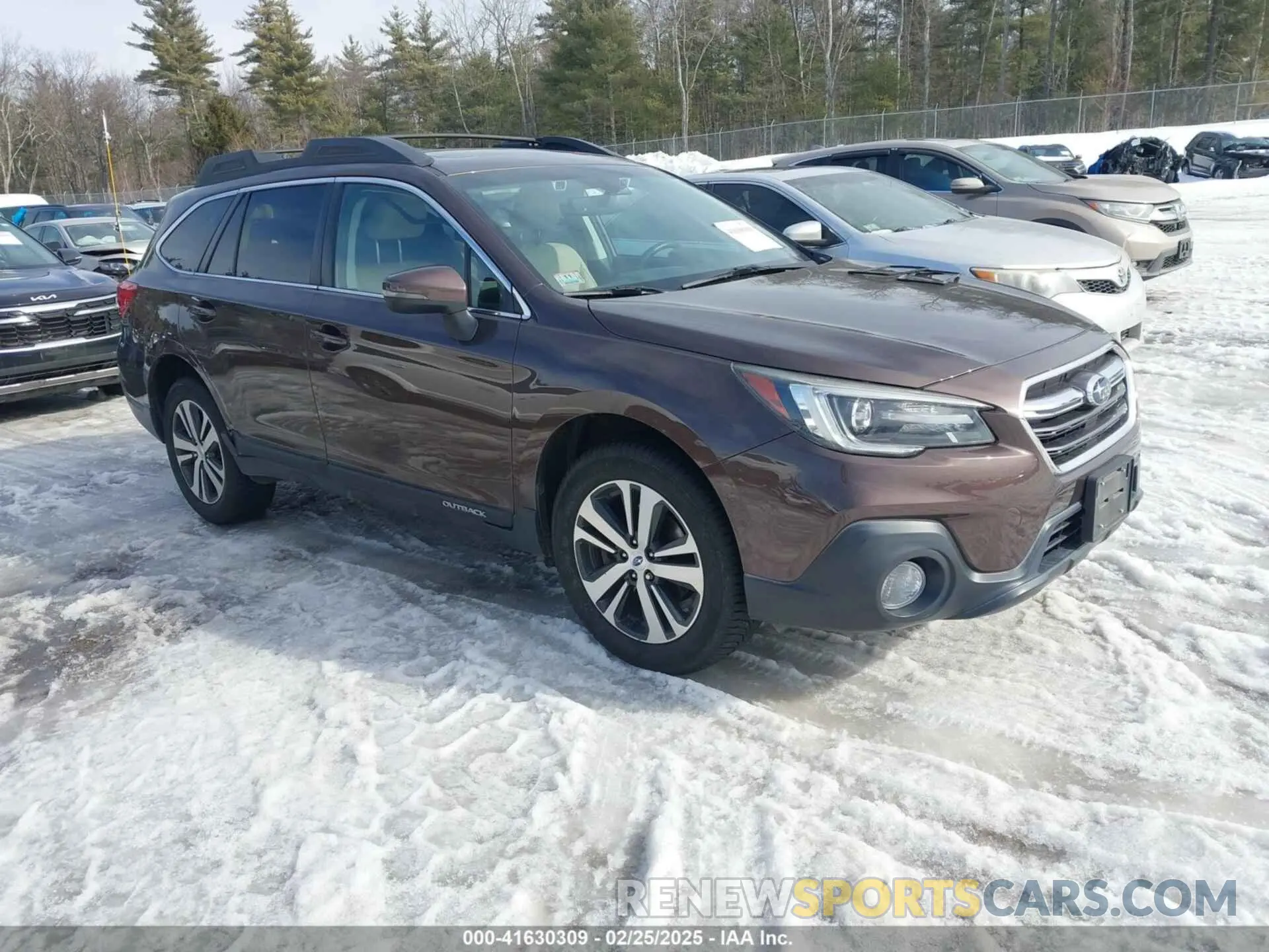 1 Photograph of a damaged car 4S4BSANC9K3354284 SUBARU OUTBACK 2019
