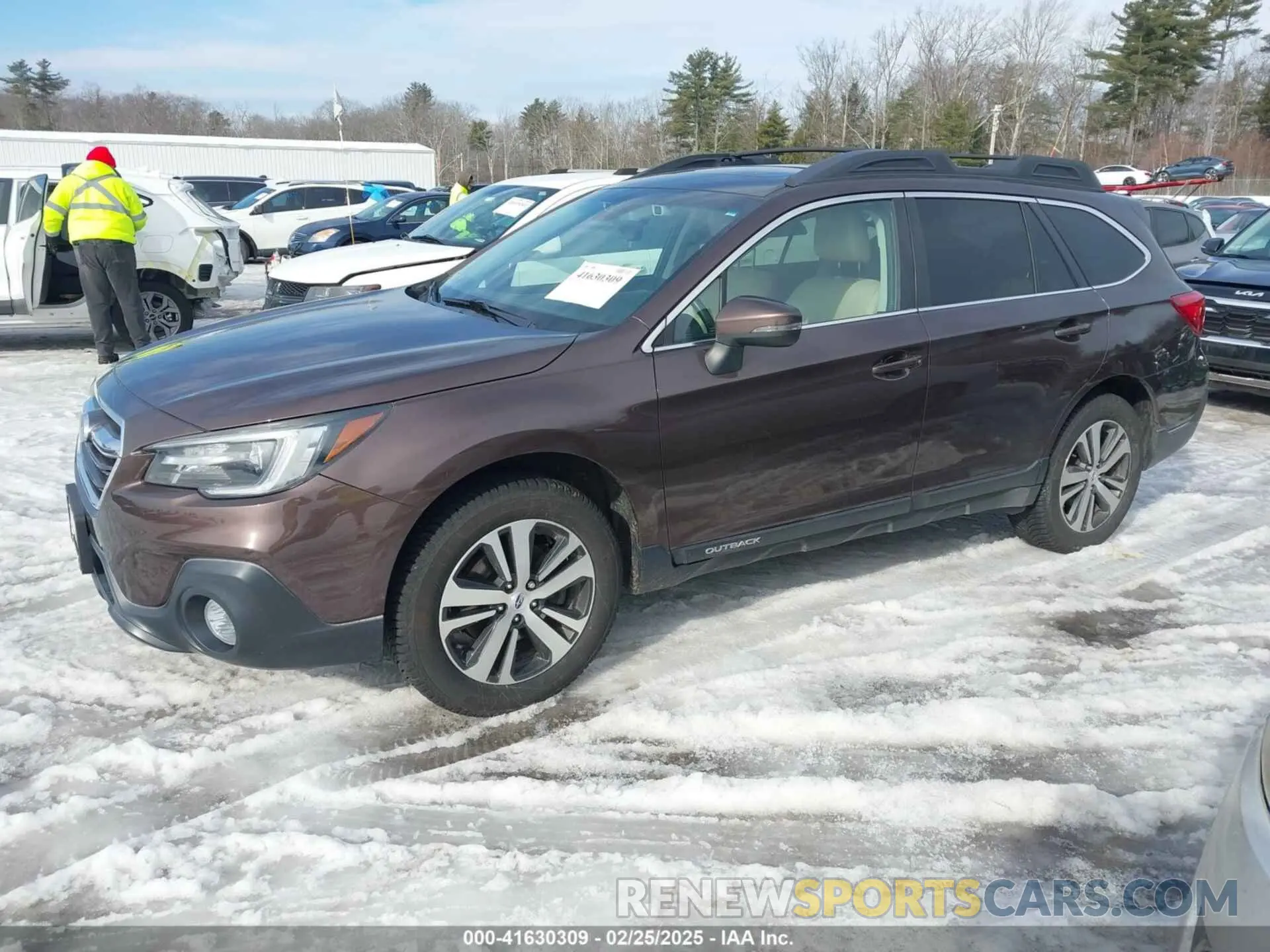 2 Photograph of a damaged car 4S4BSANC9K3354284 SUBARU OUTBACK 2019