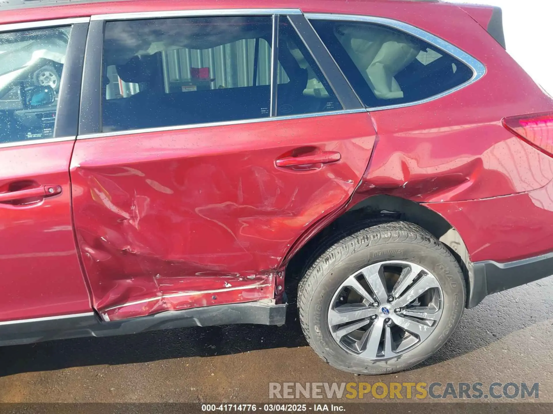 6 Photograph of a damaged car 4S4BSANC9K3368170 SUBARU OUTBACK 2019