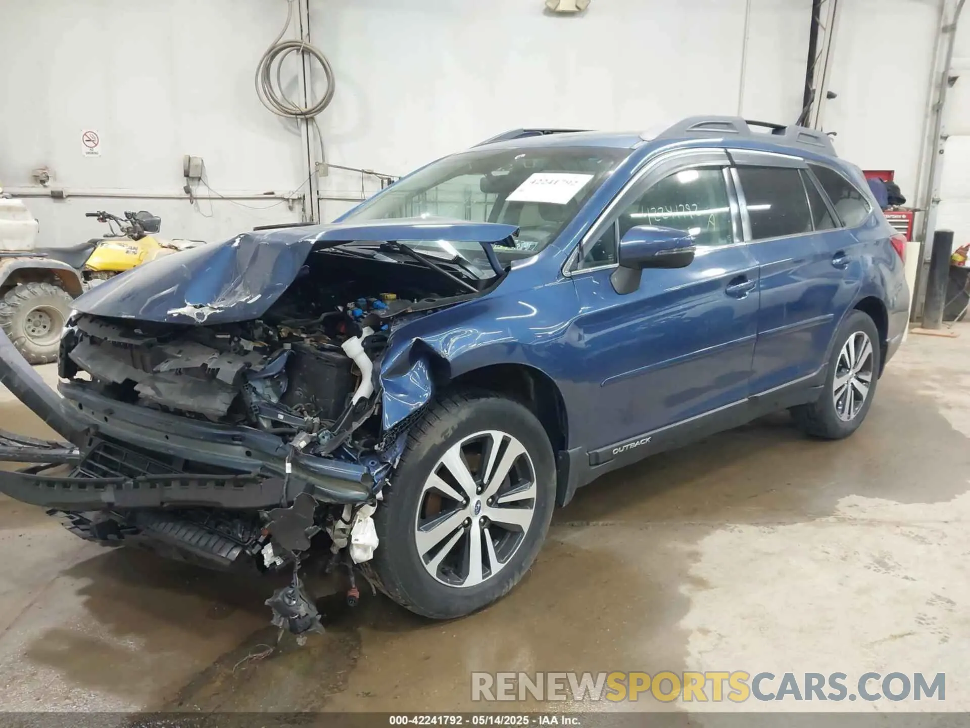 2 Photograph of a damaged car 4S4BSANC9K3390234 SUBARU OUTBACK 2019