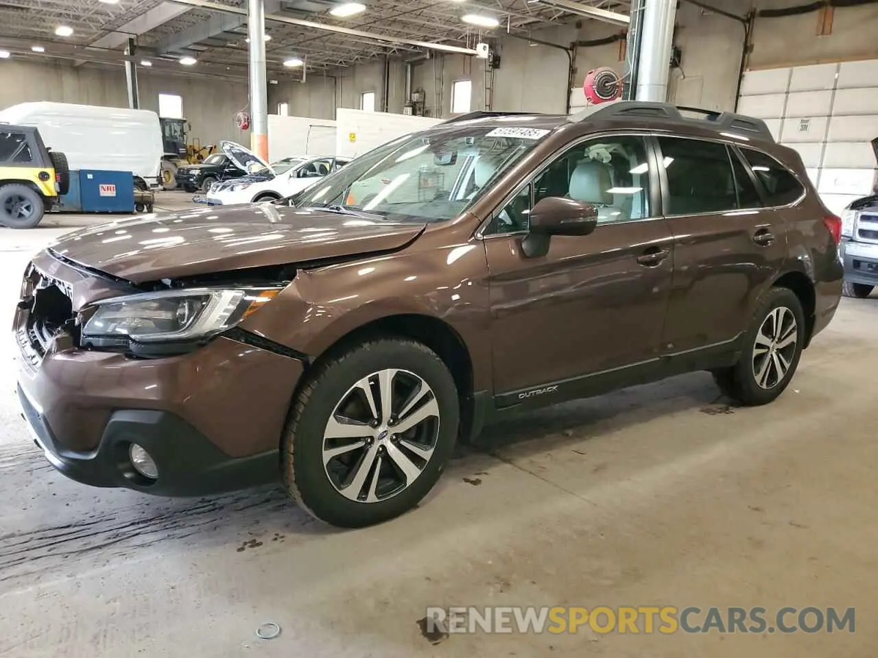 1 Photograph of a damaged car 4S4BSANC9K3393862 SUBARU OUTBACK 2019