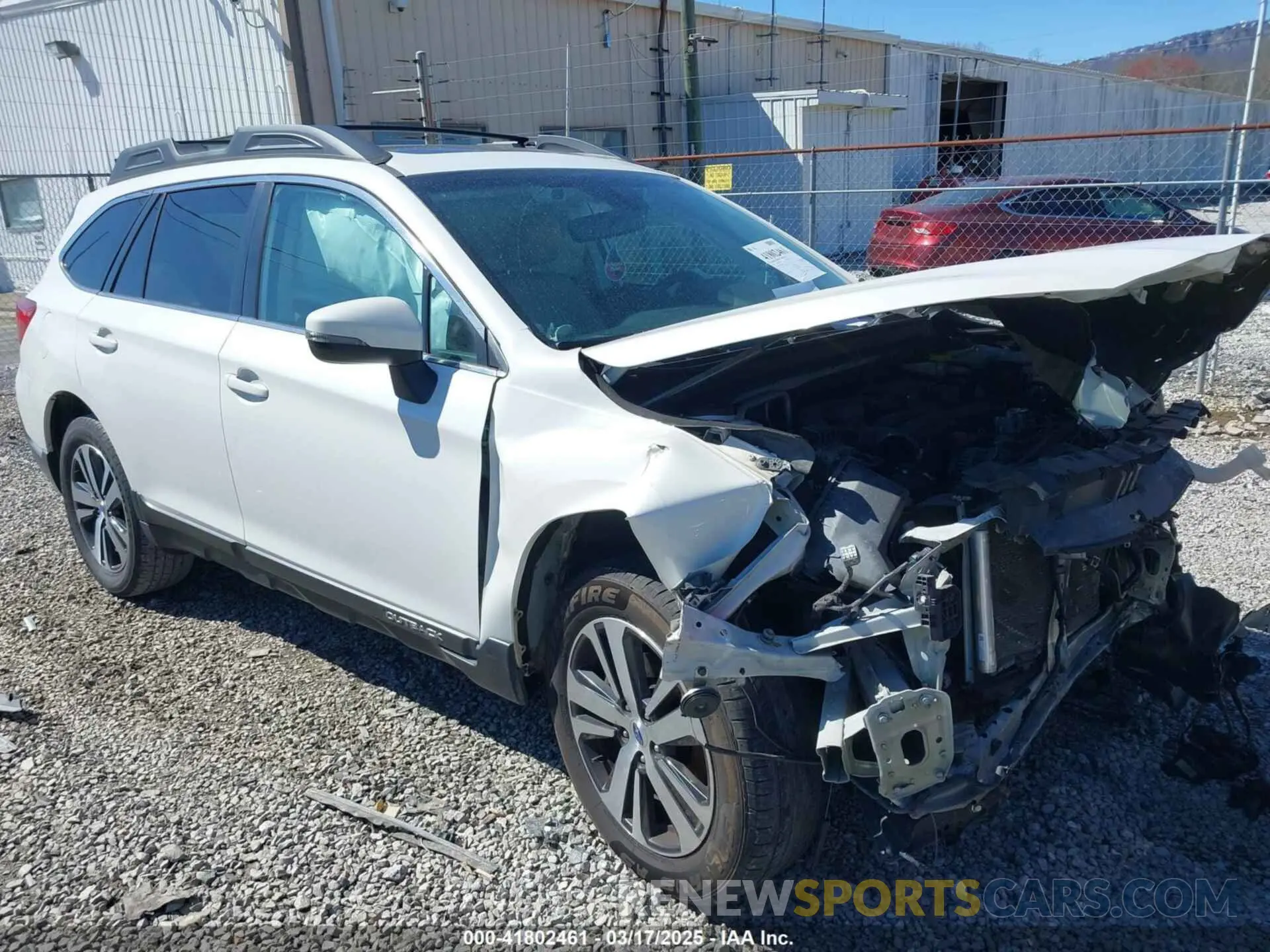 1 Photograph of a damaged car 4S4BSANCXK3253481 SUBARU OUTBACK 2019