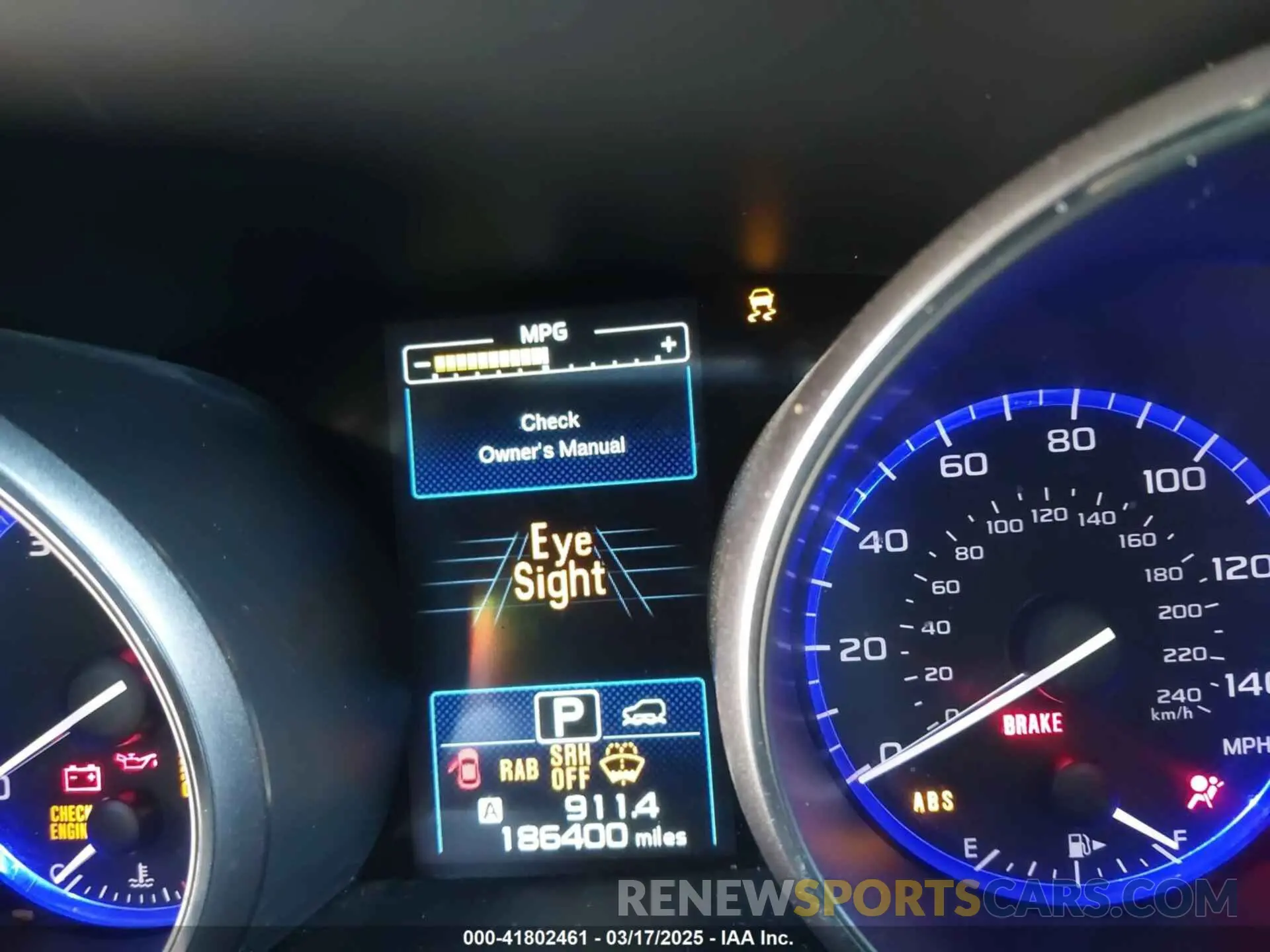 7 Photograph of a damaged car 4S4BSANCXK3253481 SUBARU OUTBACK 2019