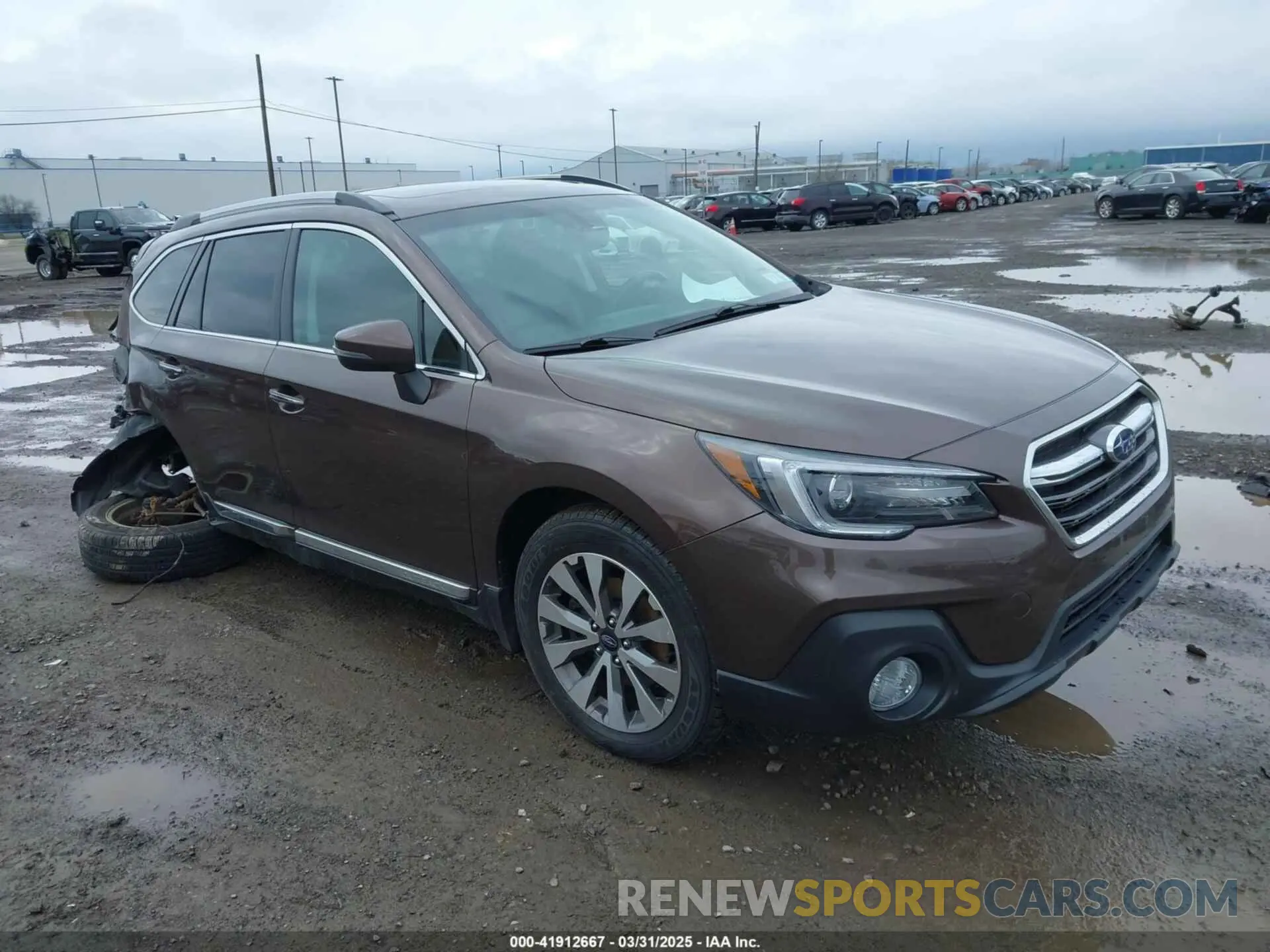 1 Photograph of a damaged car 4S4BSATC9K3298107 SUBARU OUTBACK 2019