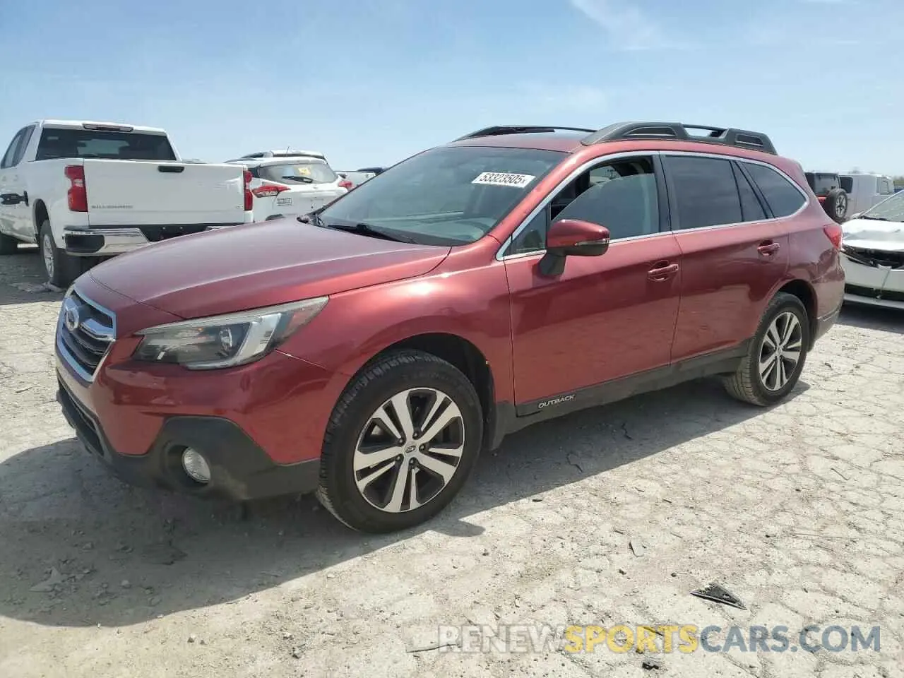1 Photograph of a damaged car 4S4BSENC1K3382412 SUBARU OUTBACK 2019