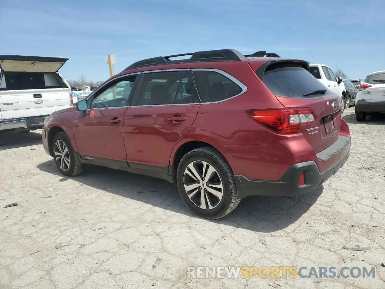2 Photograph of a damaged car 4S4BSENC1K3382412 SUBARU OUTBACK 2019