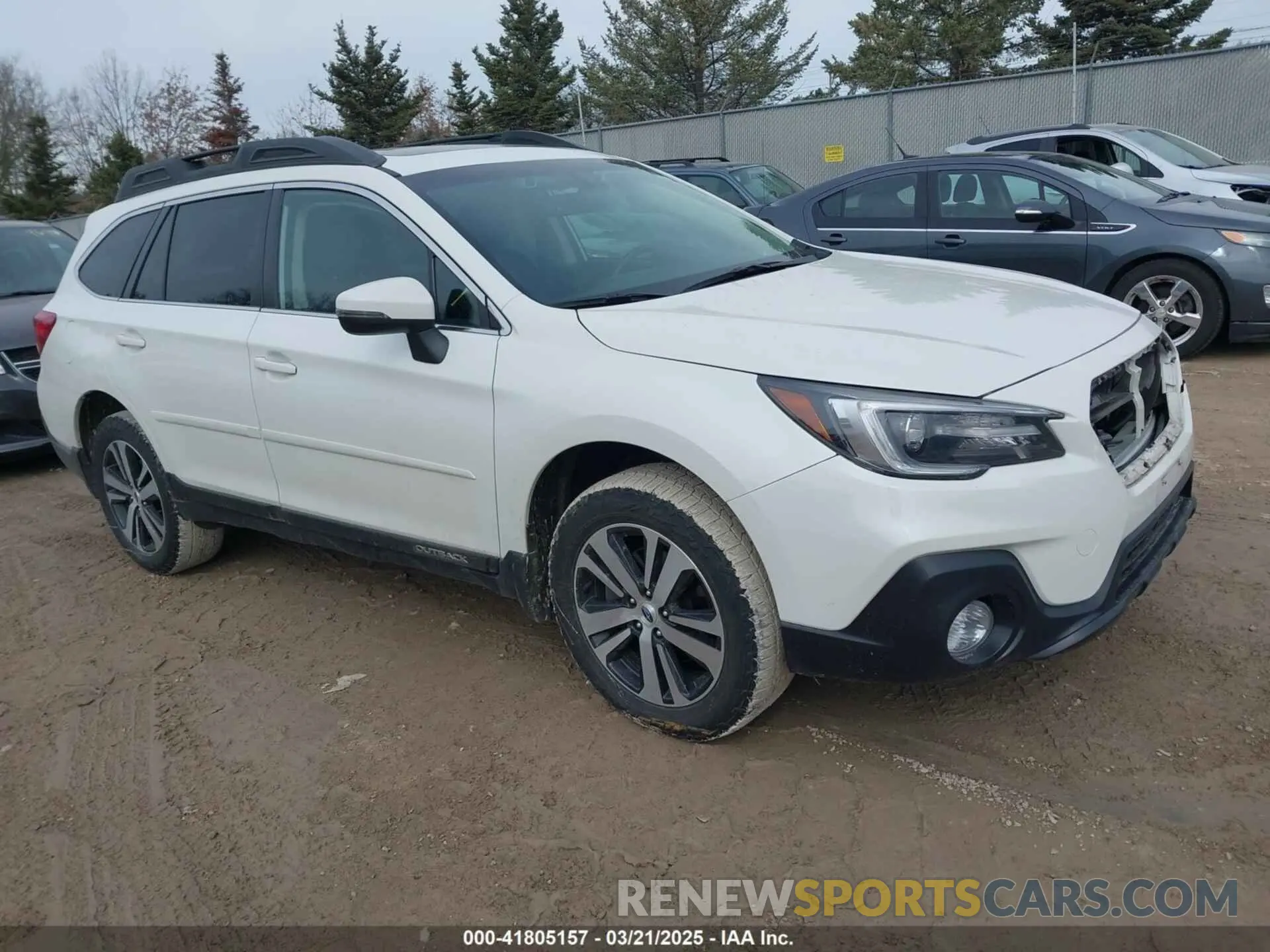 1 Photograph of a damaged car 4S4BSENC2K3280780 SUBARU OUTBACK 2019