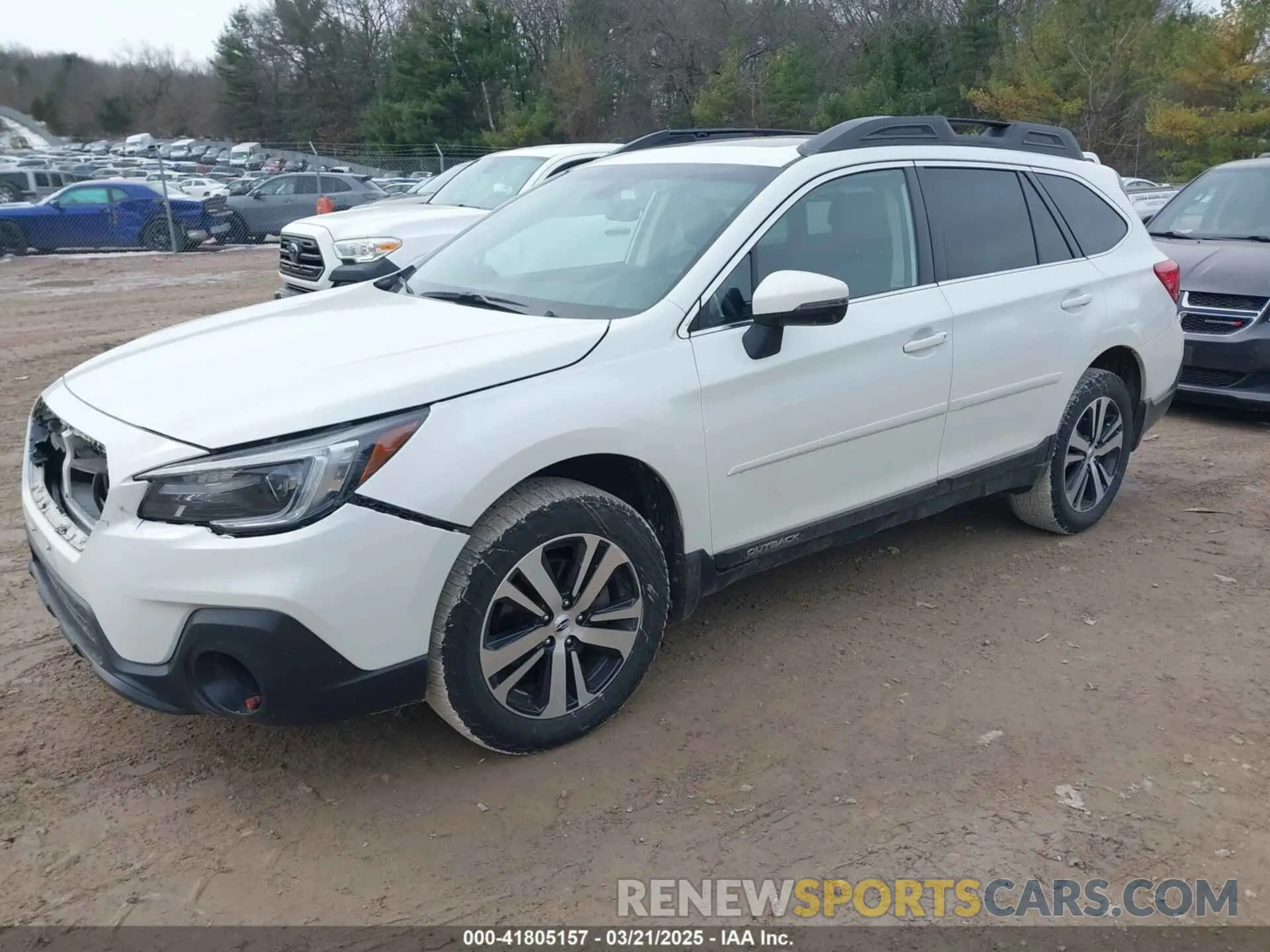 2 Photograph of a damaged car 4S4BSENC2K3280780 SUBARU OUTBACK 2019