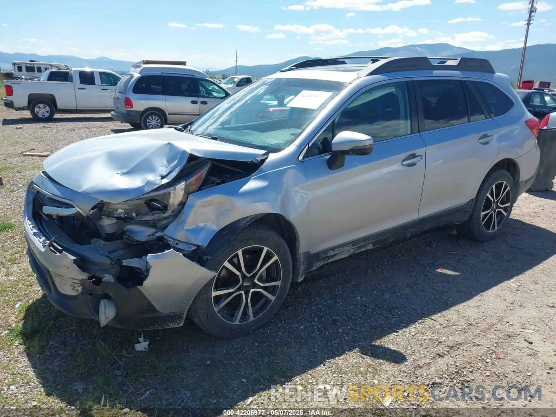 2 Photograph of a damaged car 4S4BSENC2K3302230 SUBARU OUTBACK 2019