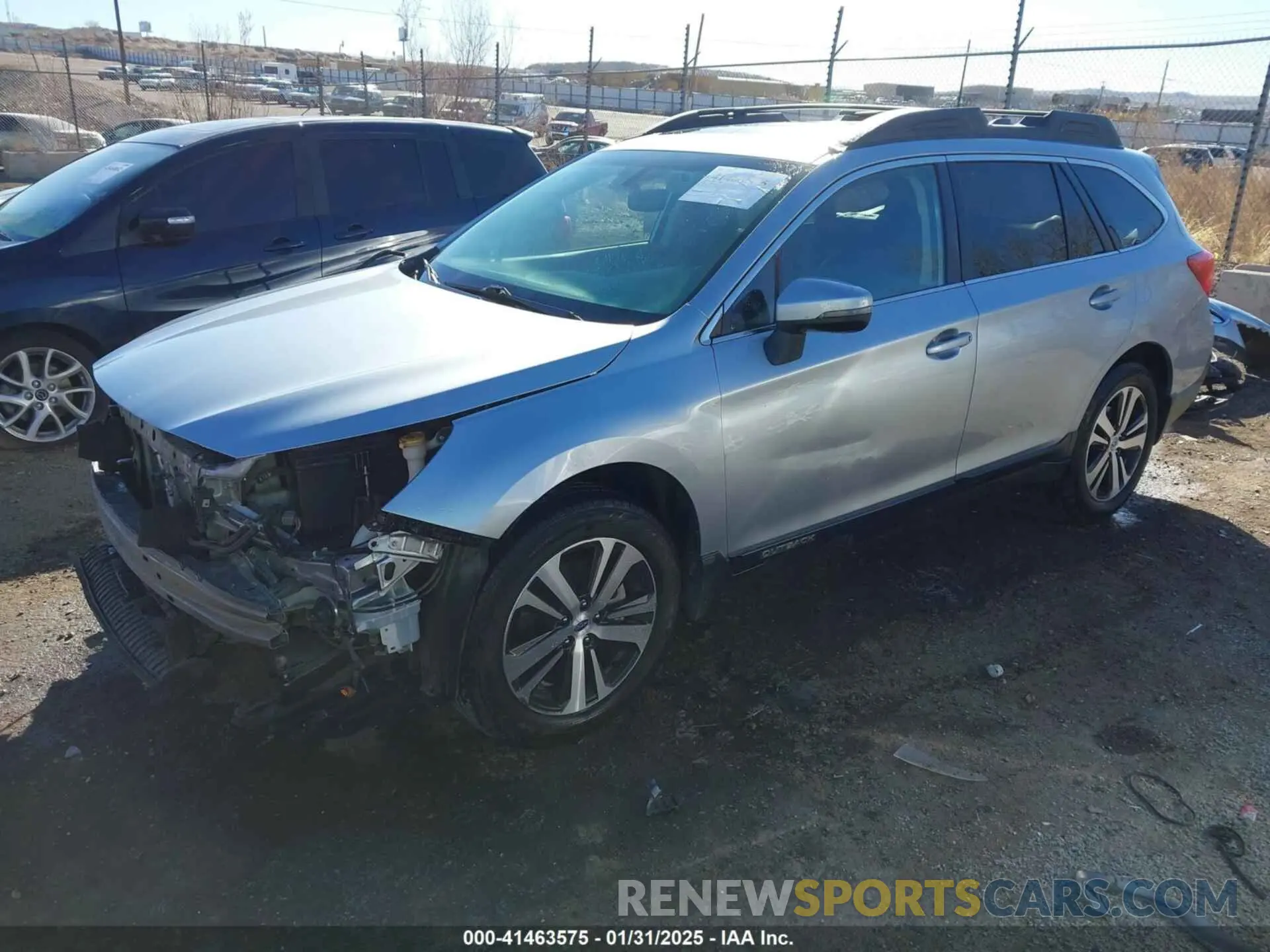 2 Photograph of a damaged car 4S4BSENC4K3240622 SUBARU OUTBACK 2019
