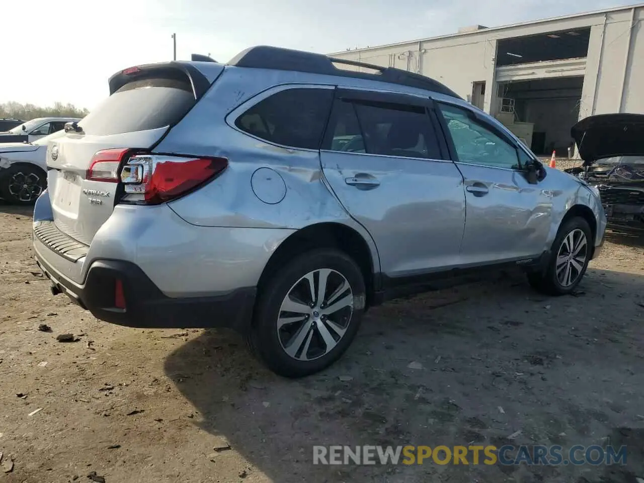 3 Photograph of a damaged car 4S4BSENC4K3257176 SUBARU OUTBACK 2019
