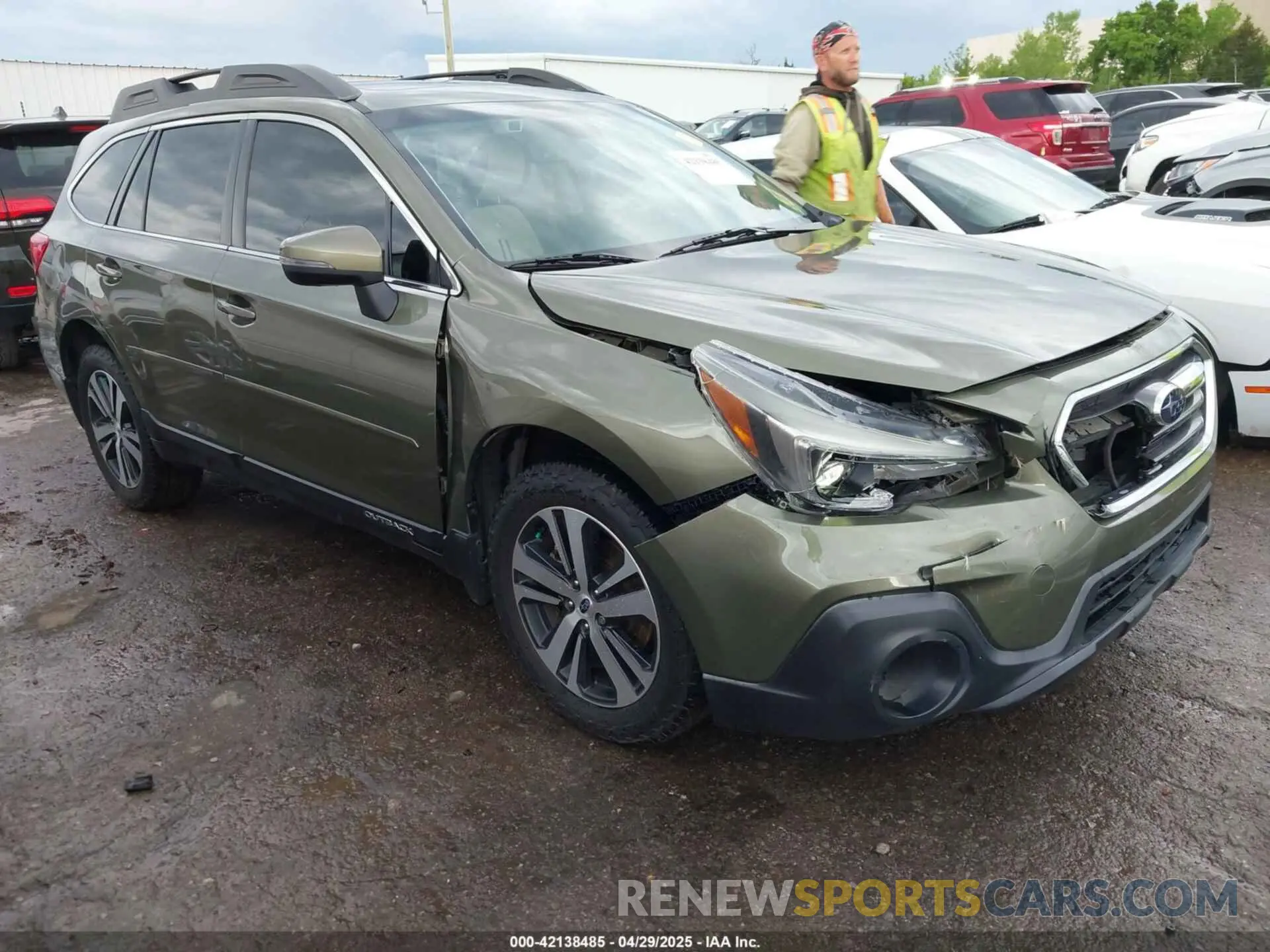 1 Photograph of a damaged car 4S4BSENC6K3316910 SUBARU OUTBACK 2019