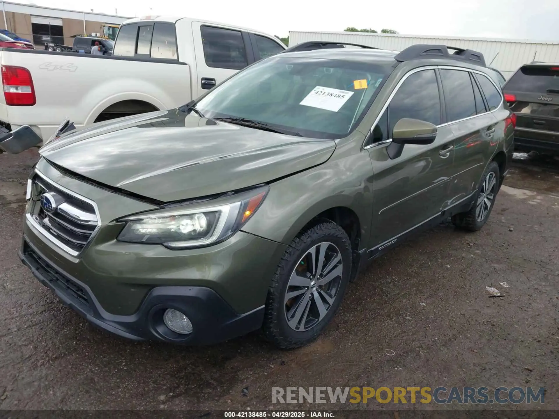 2 Photograph of a damaged car 4S4BSENC6K3316910 SUBARU OUTBACK 2019