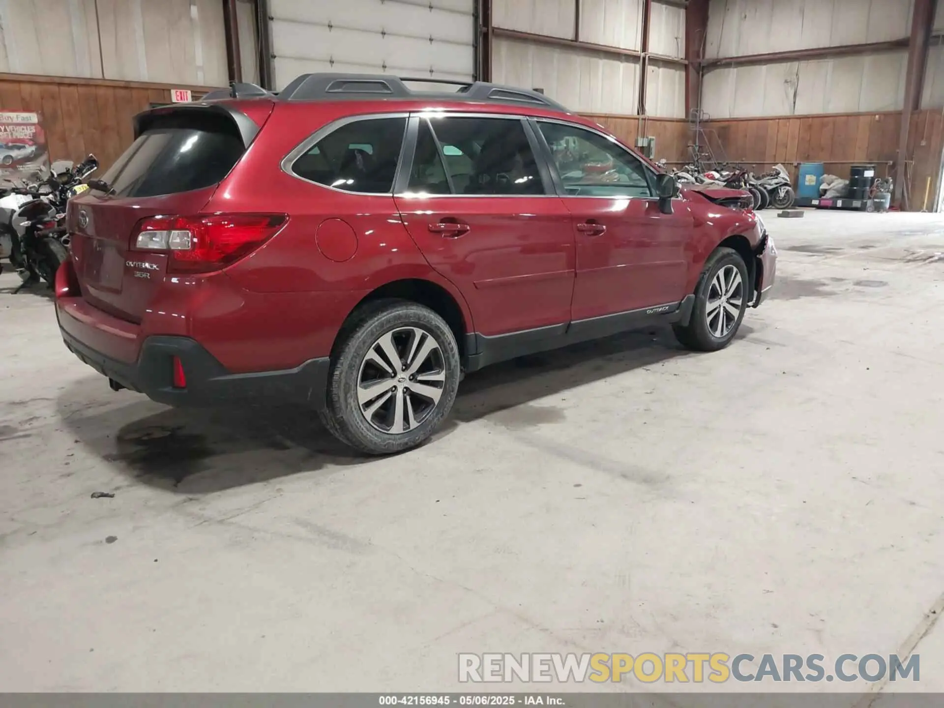 4 Photograph of a damaged car 4S4BSENC6K3330287 SUBARU OUTBACK 2019