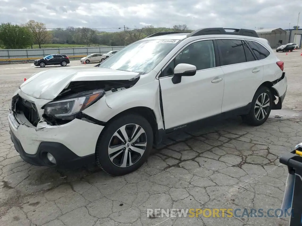 1 Photograph of a damaged car 4S4BSENC7K3388635 SUBARU OUTBACK 2019