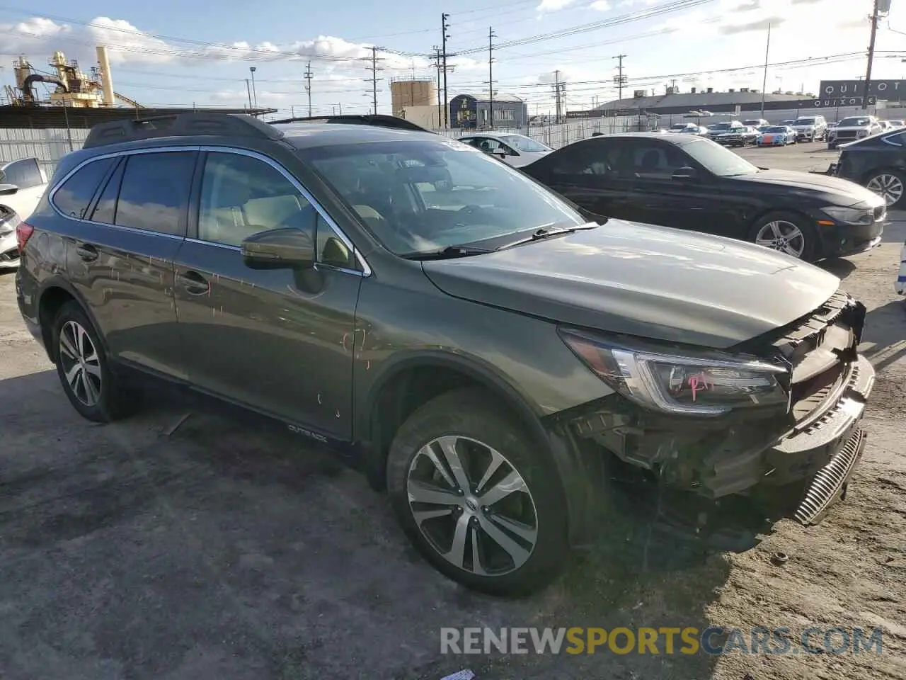 4 Photograph of a damaged car 4S4BSENC8K3238372 SUBARU OUTBACK 2019