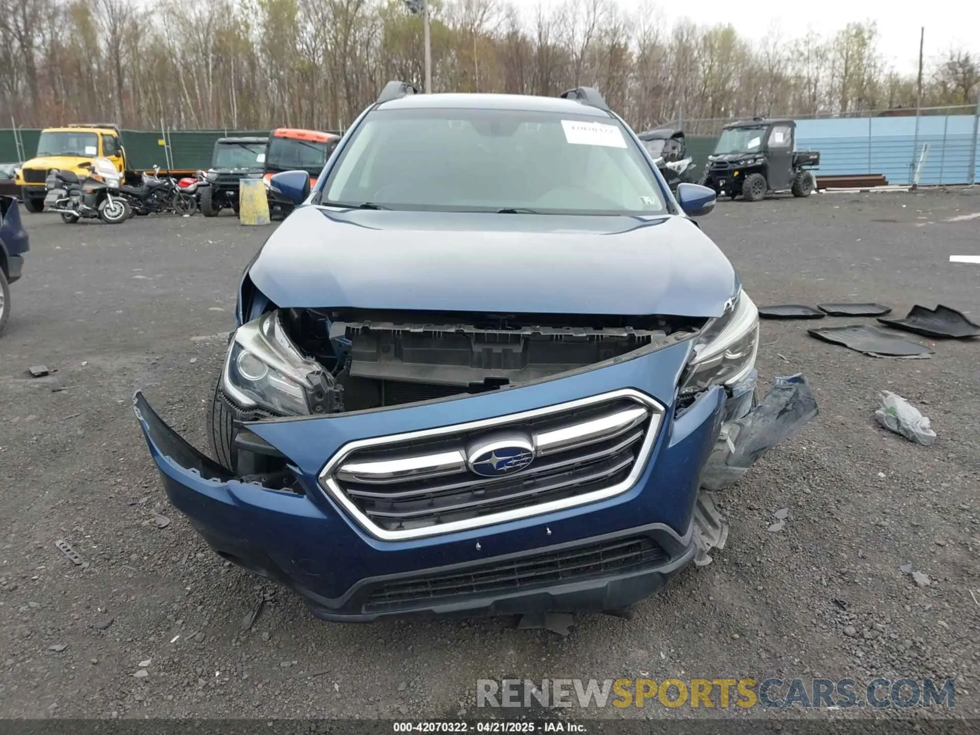 6 Photograph of a damaged car 4S4BSENC8K3317105 SUBARU OUTBACK 2019