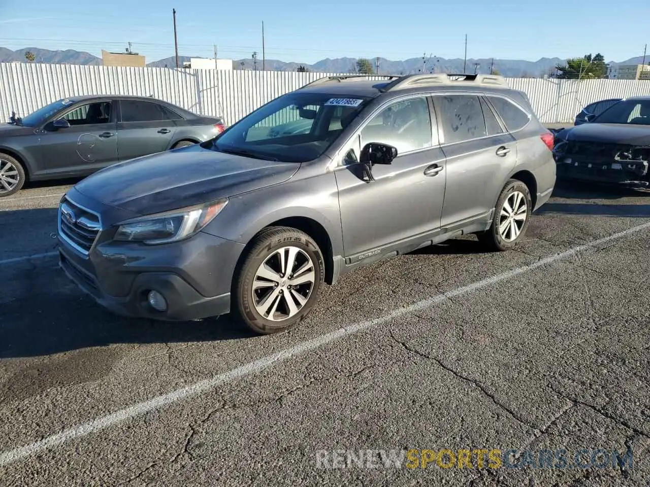 1 Photograph of a damaged car 4S4BSENCXK3305974 SUBARU OUTBACK 2019