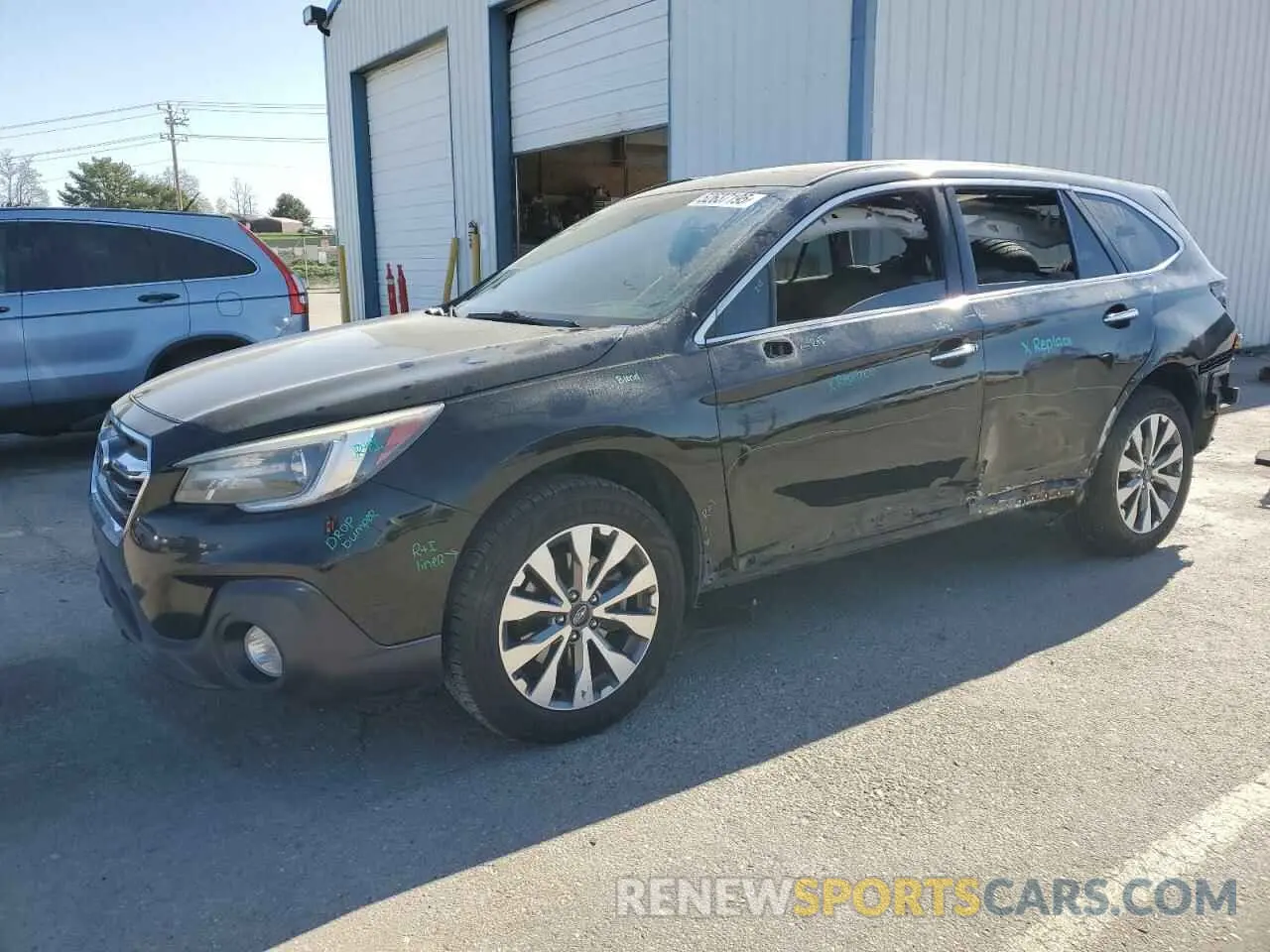 1 Photograph of a damaged car 4S4BSETC3K3203788 SUBARU OUTBACK 2019