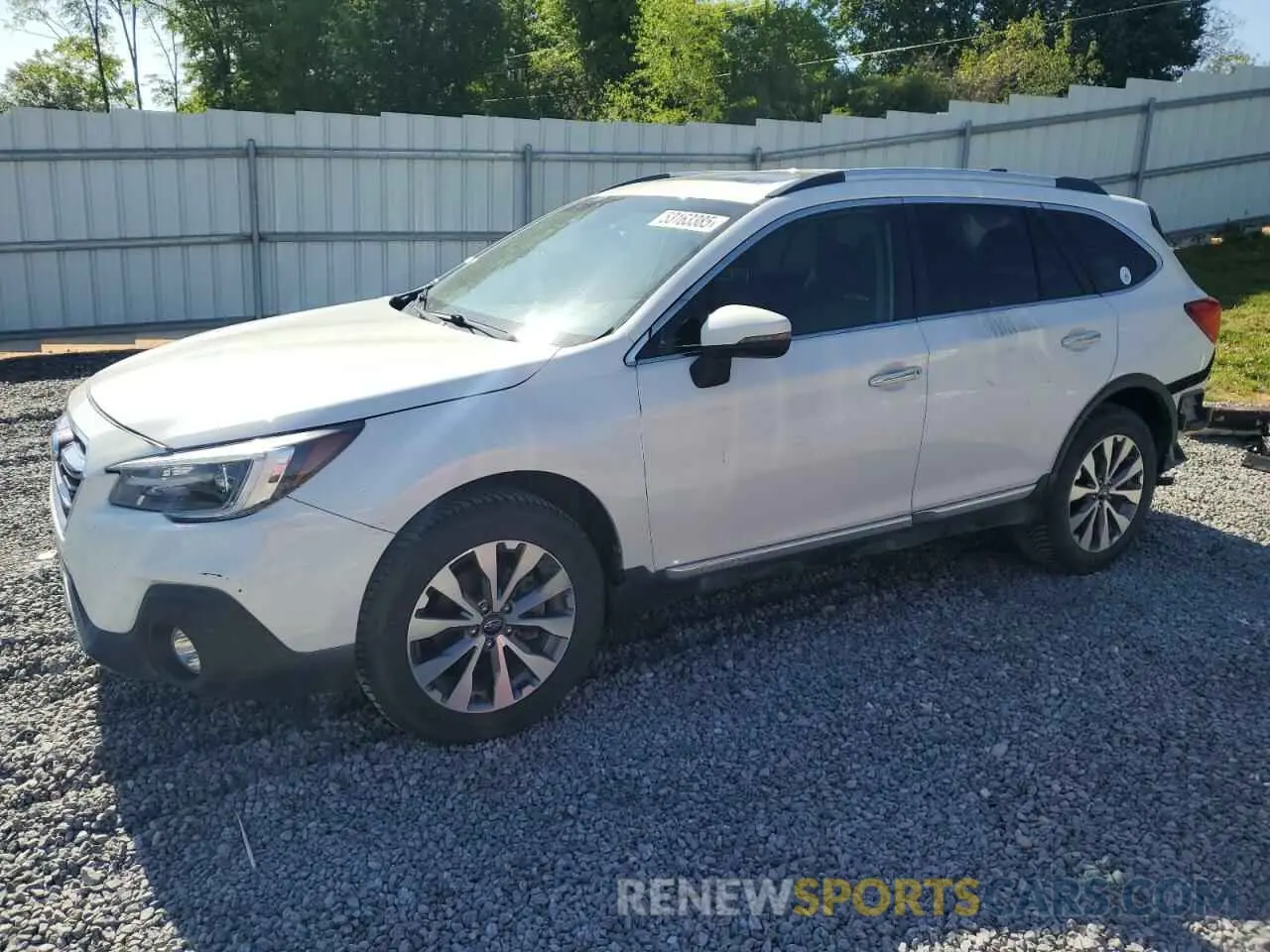 1 Photograph of a damaged car 4S4BSETC5K3263121 SUBARU OUTBACK 2019