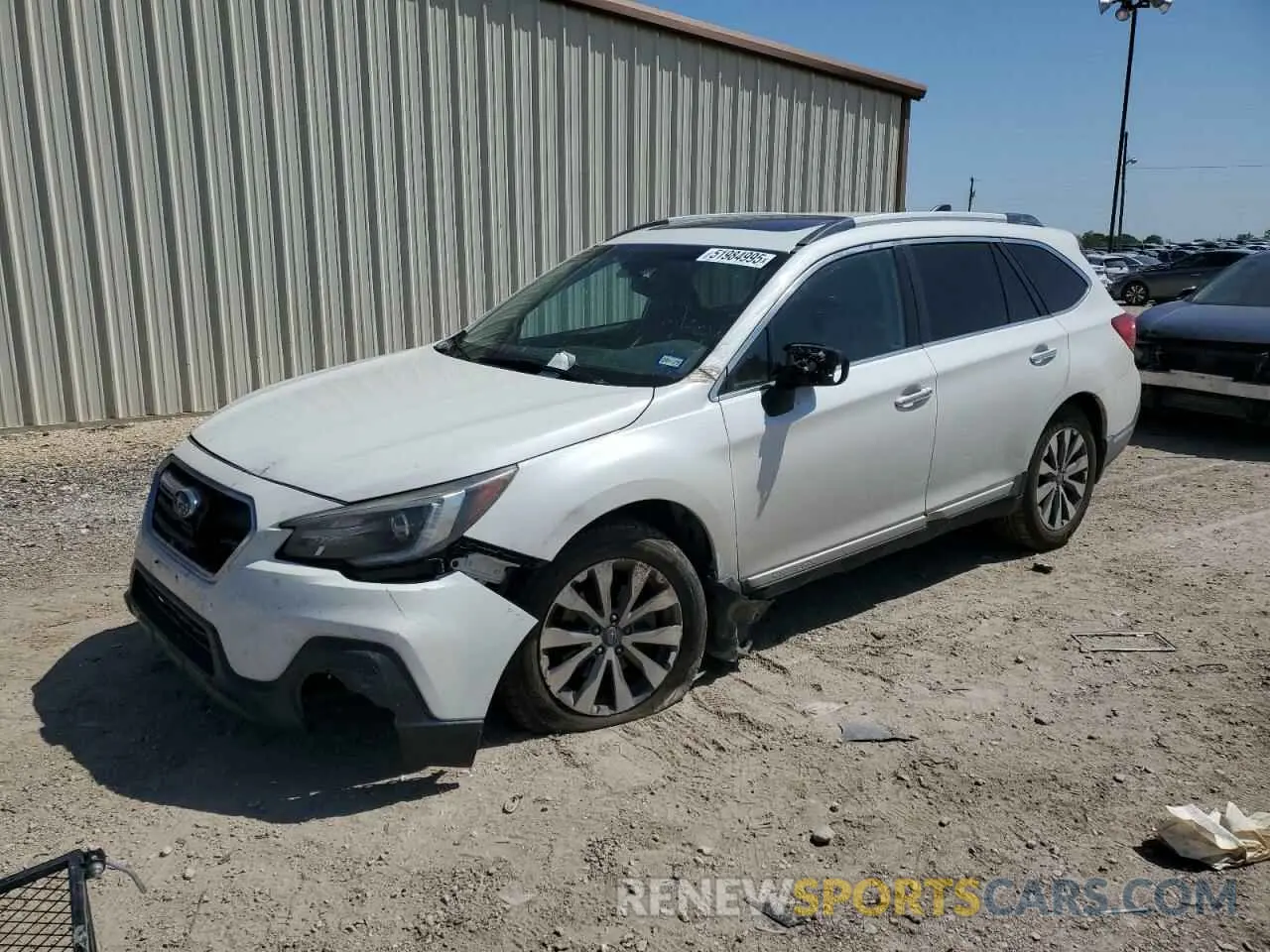 1 Photograph of a damaged car 4S4BSETC6K3307482 SUBARU OUTBACK 2019