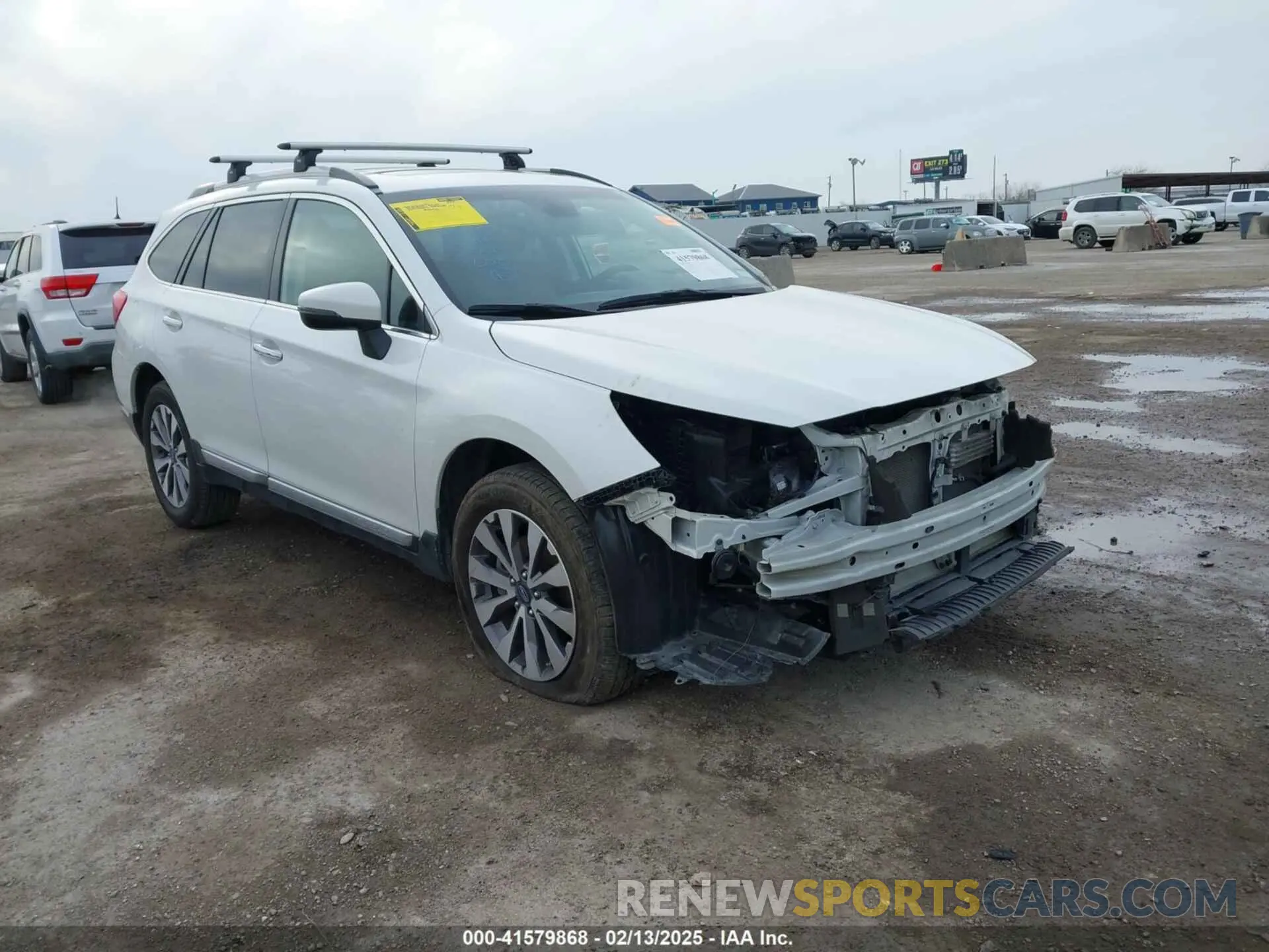 1 Photograph of a damaged car 4S4BSETC7K3348901 SUBARU OUTBACK 2019