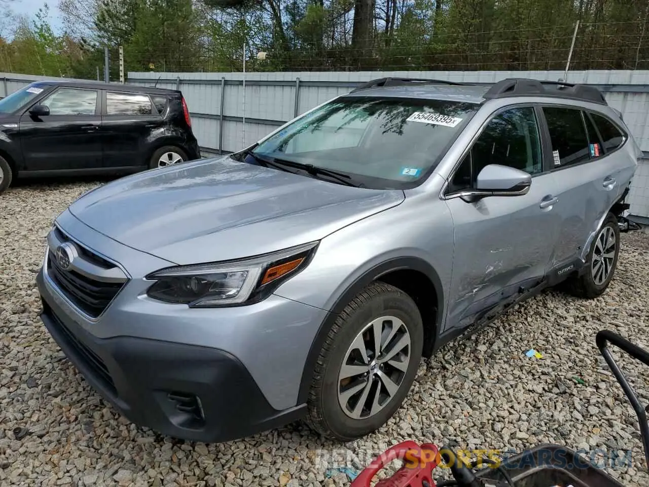 1 Photograph of a damaged car 4S4BTACC0L3138096 SUBARU OUTBACK 2020