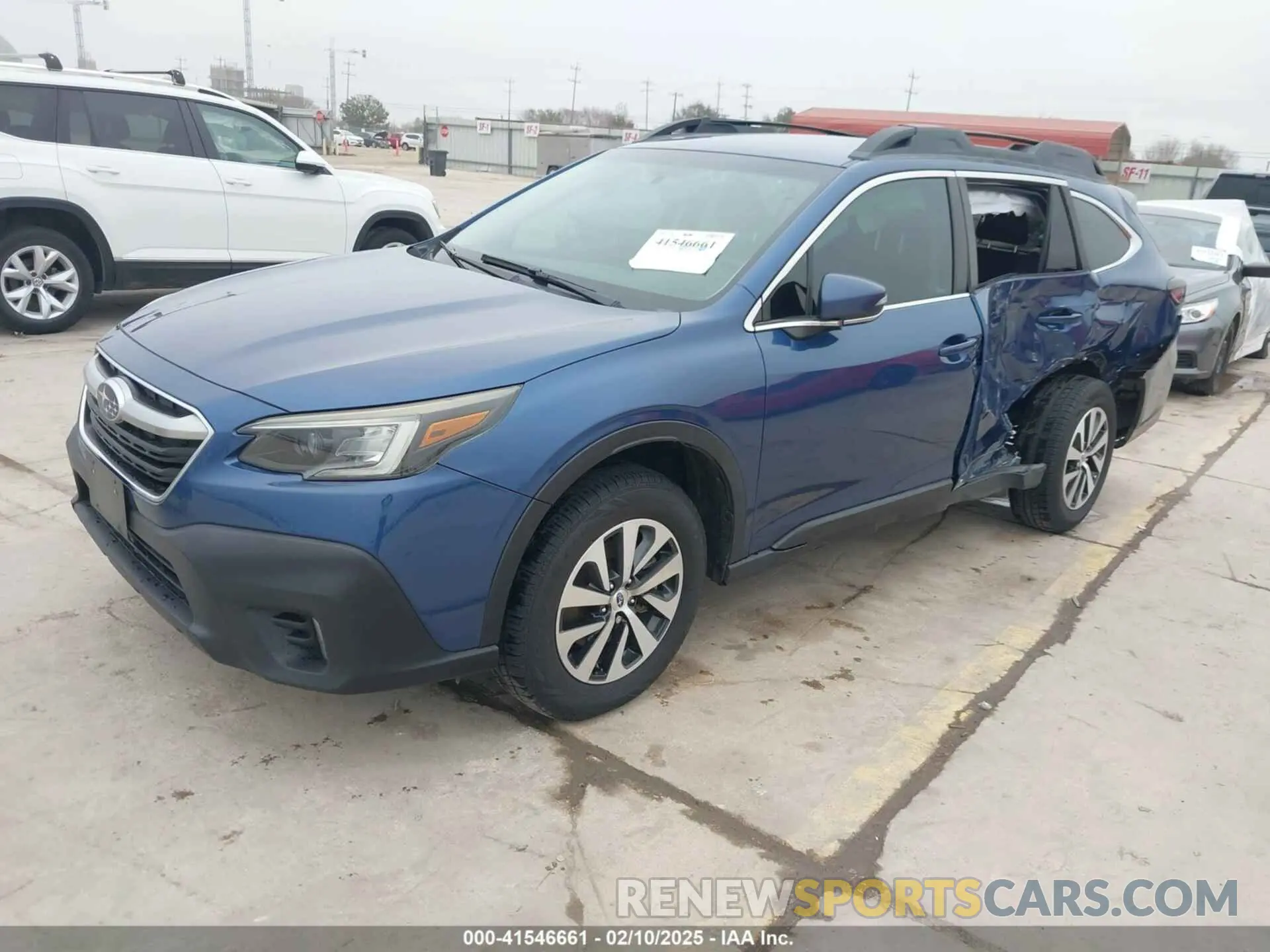 2 Photograph of a damaged car 4S4BTACC0L3156601 SUBARU OUTBACK 2020