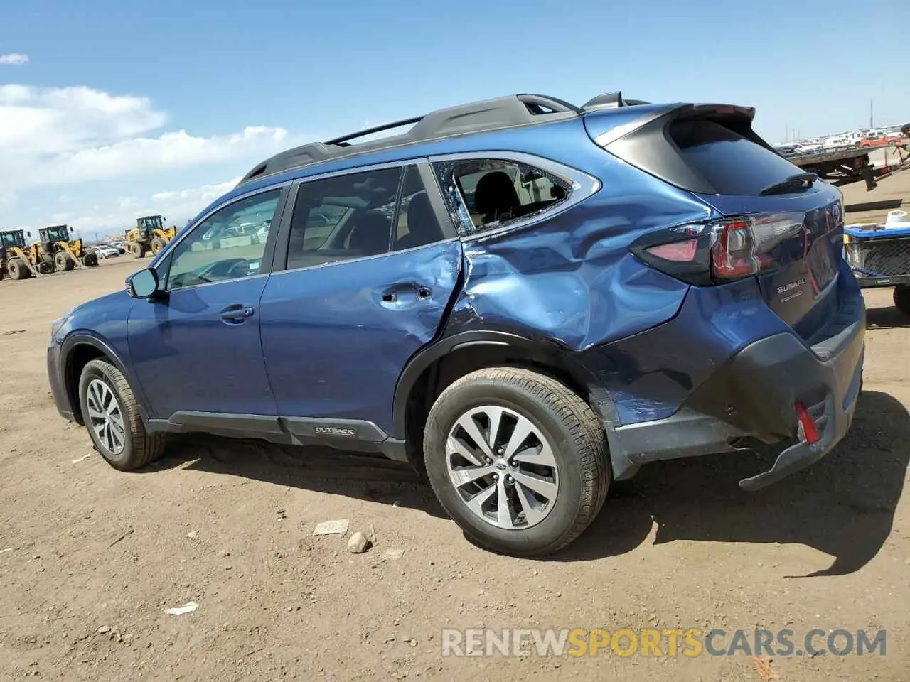 2 Photograph of a damaged car 4S4BTACC0L3162978 SUBARU OUTBACK 2020