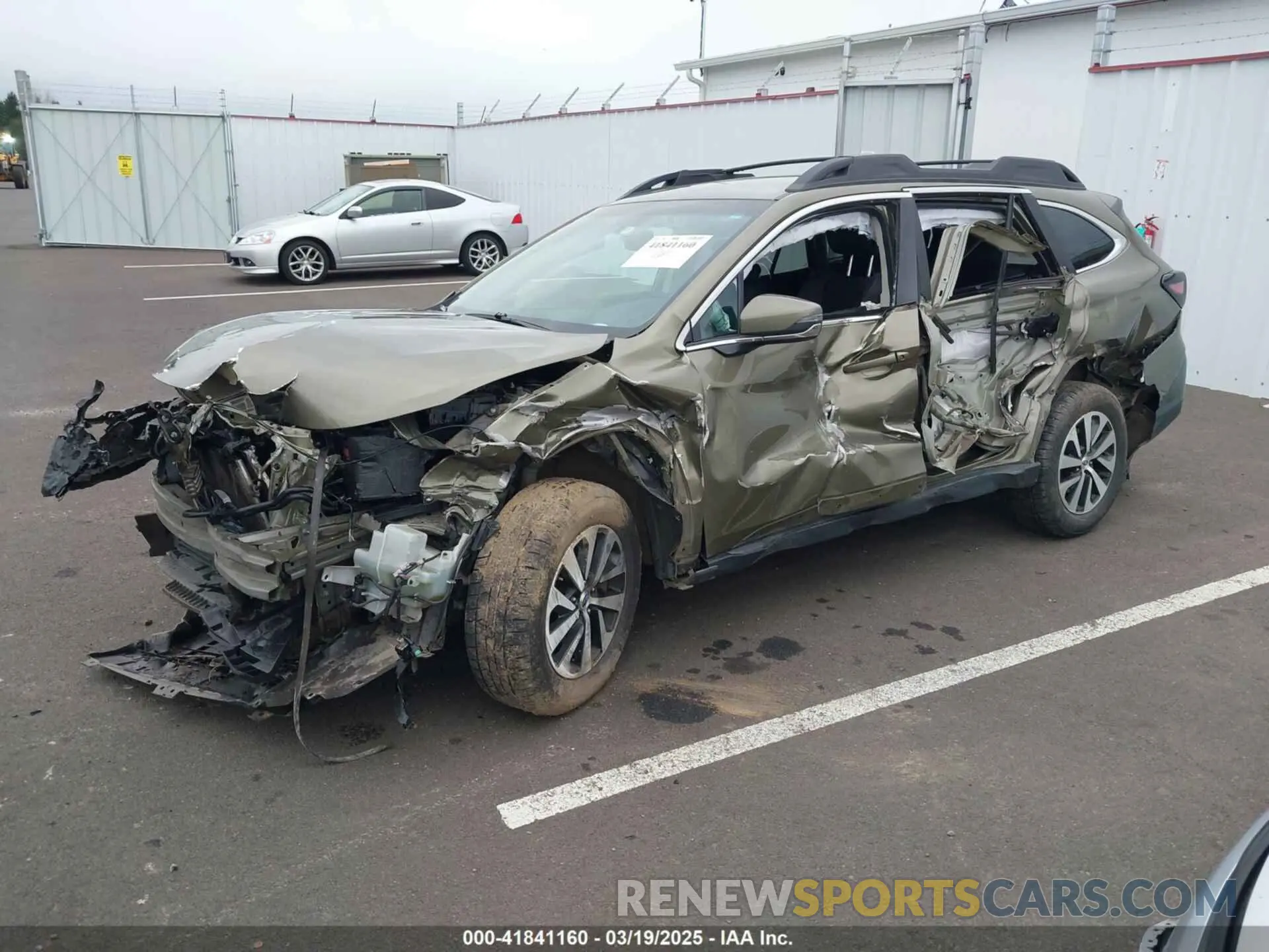 2 Photograph of a damaged car 4S4BTACC1L3175707 SUBARU OUTBACK 2020